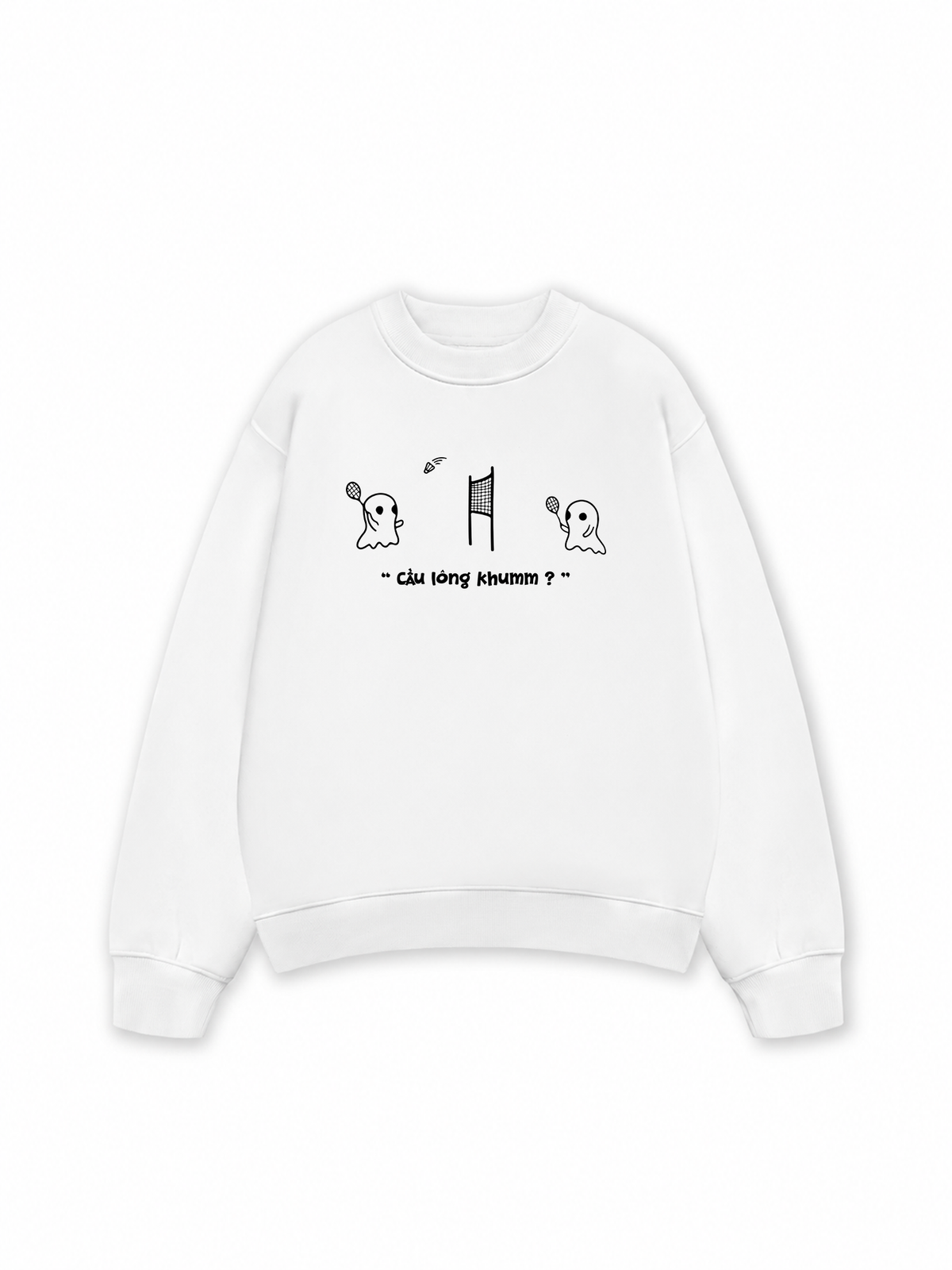 Áo Sweater Nỉ Hai Da Badminton