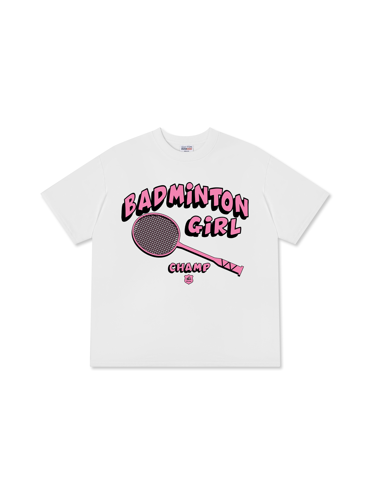 Áo Thun Relaxed Fit Badminton Girl