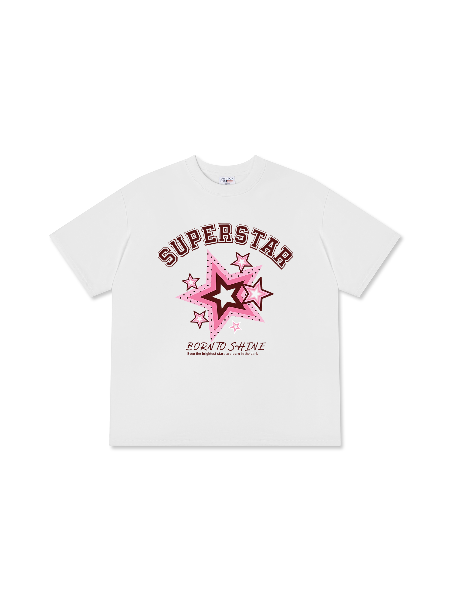 Áo Thun Relaxed Fit Dotty Mood Super Star
