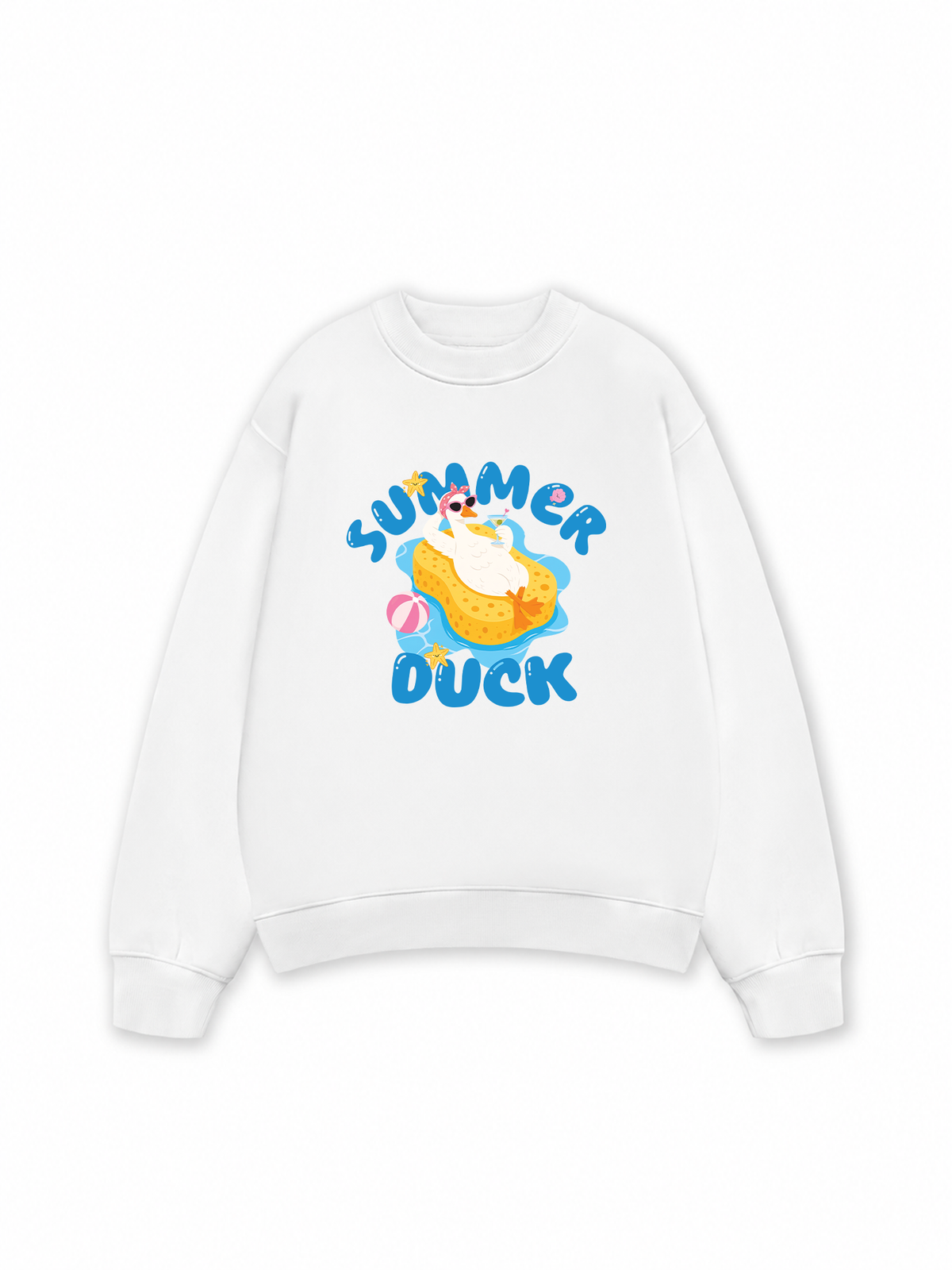 Áo Sweater Nỉ Hai Da Farm Summer Duck