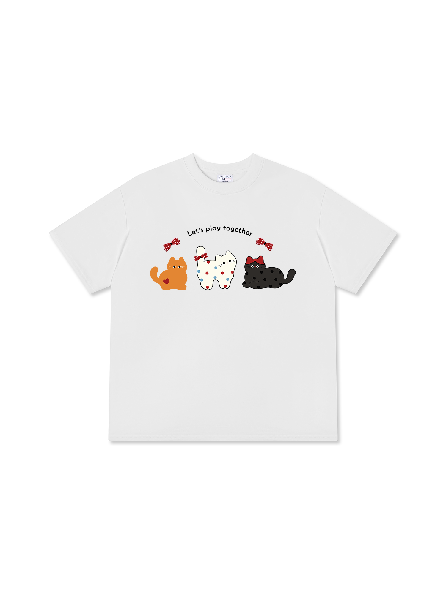 Áo Thun Relaxed Fit Dotty Mood Play Together