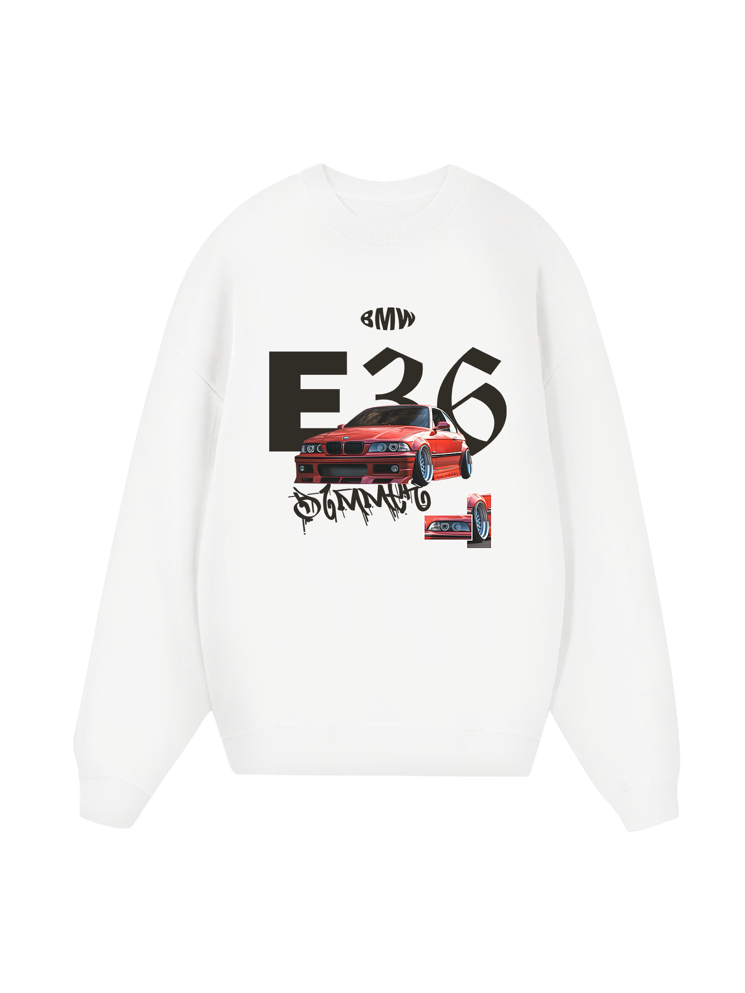 BMW E36 Crimson Sweater