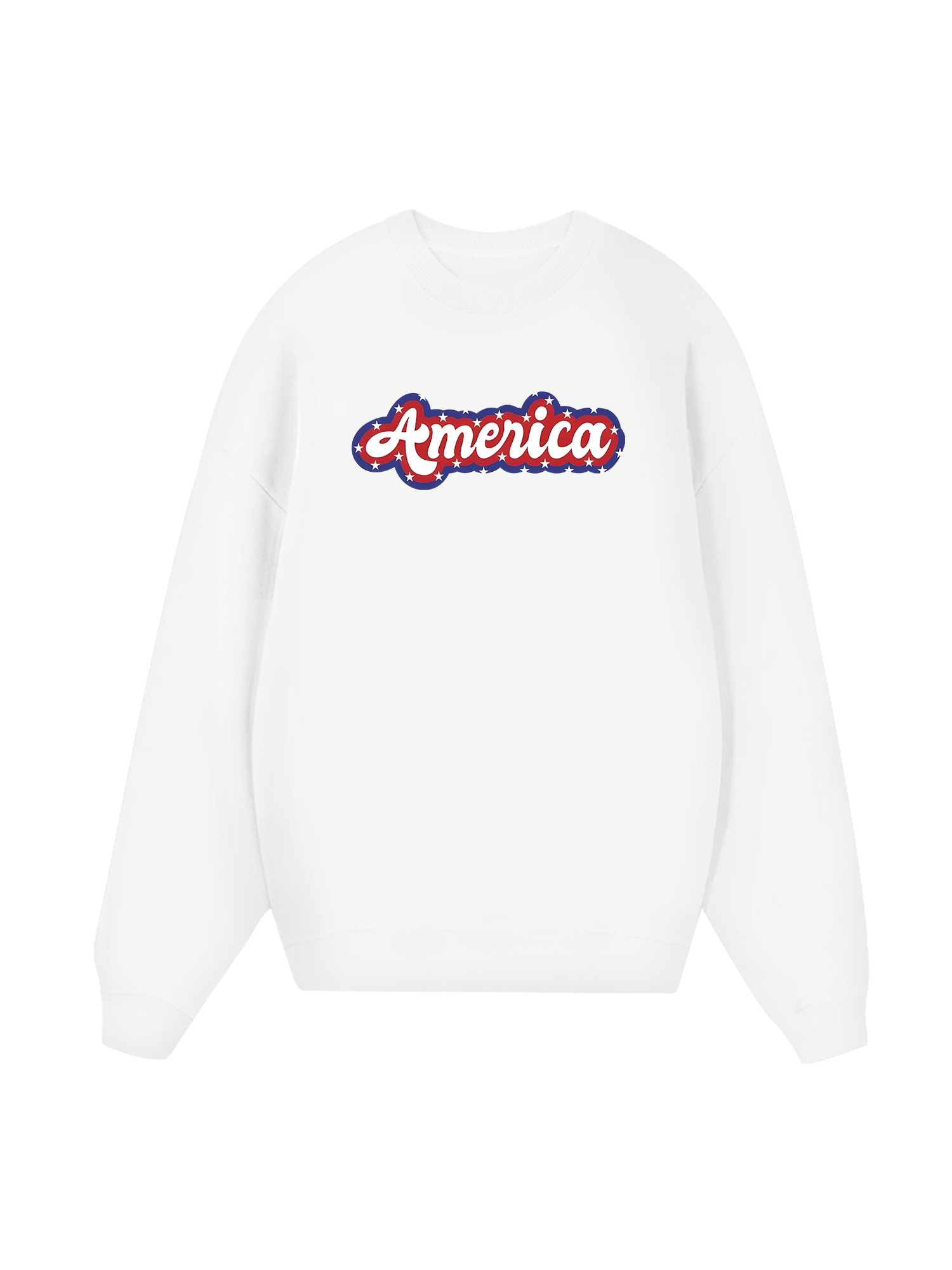 USA Retro Flag America Sweater