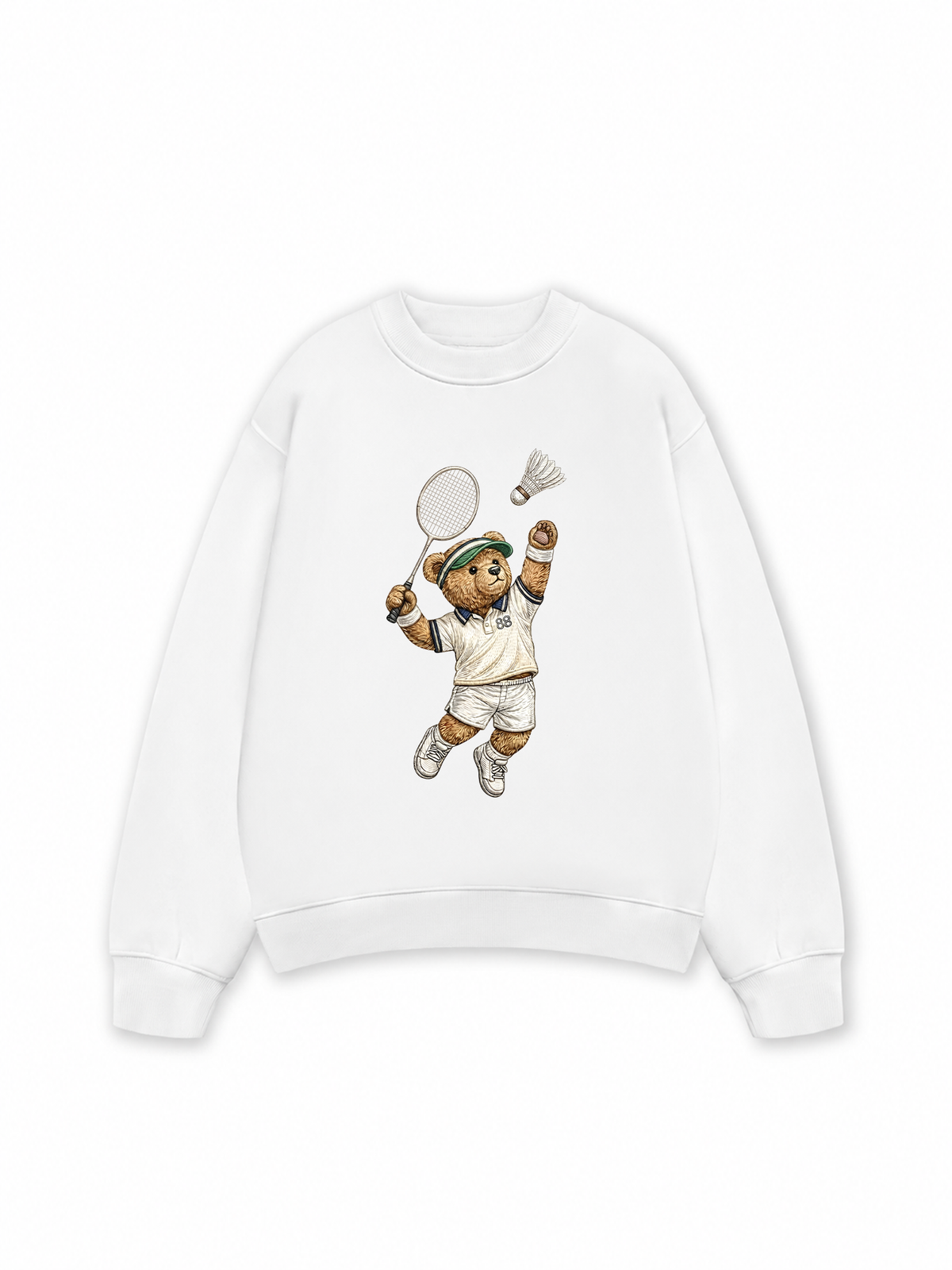 Áo Sweater Nỉ Hai Da Badminton Teddy 88