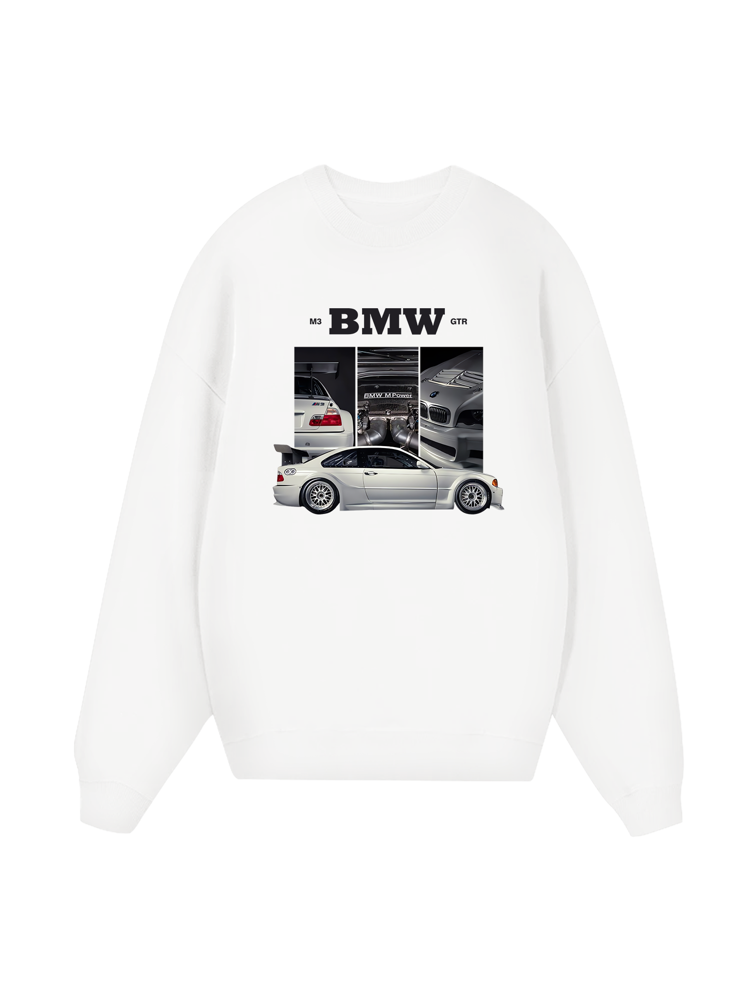BMW M3 GTR Silver Sweater