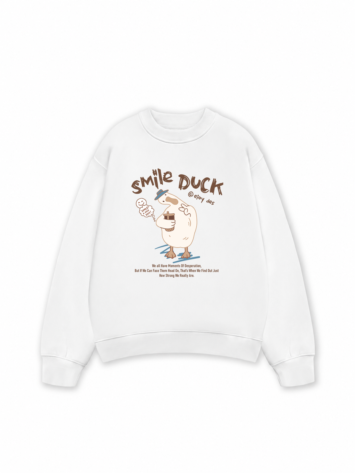 Áo Sweater Nỉ Hai Da Farm Smile Duck
