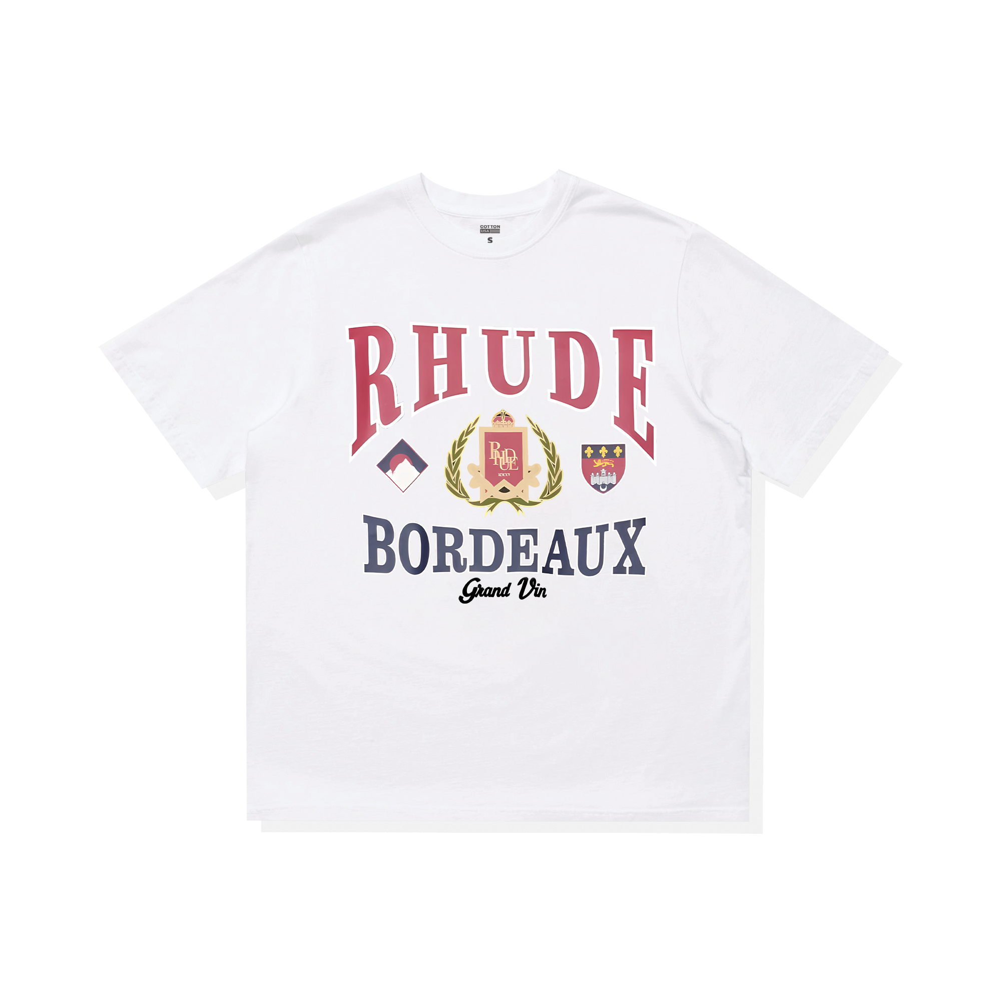 Áo Thun Oversize RHUDE Blank Bordeaux Grand