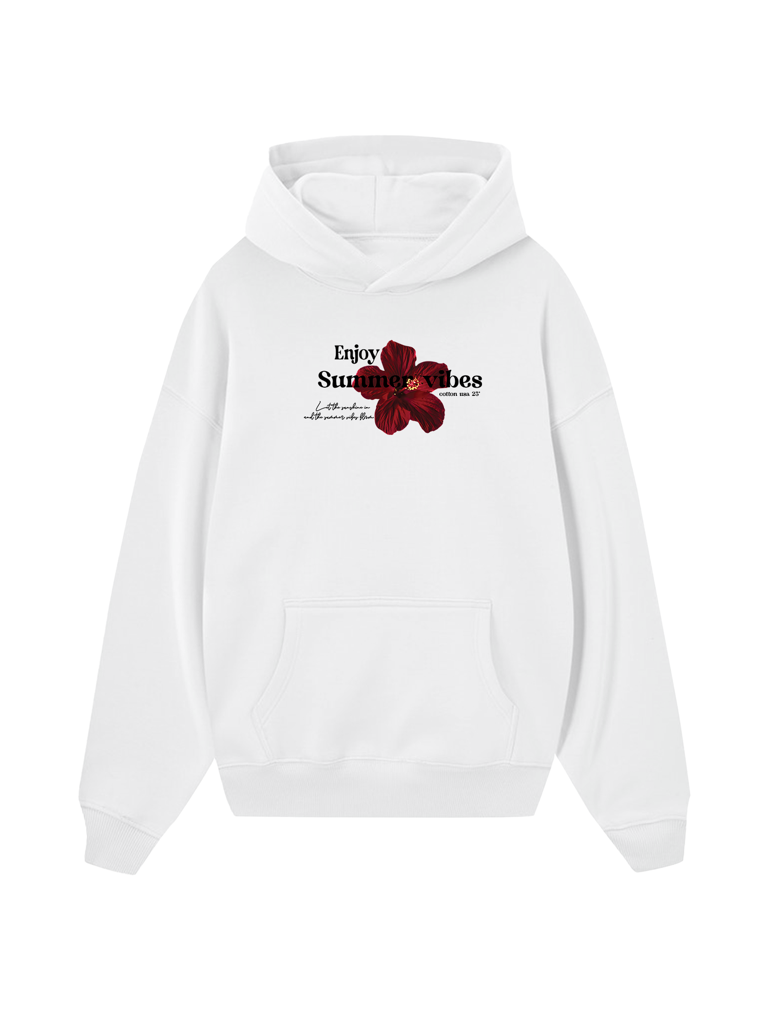 Floral Enjoy Summer Hoodie