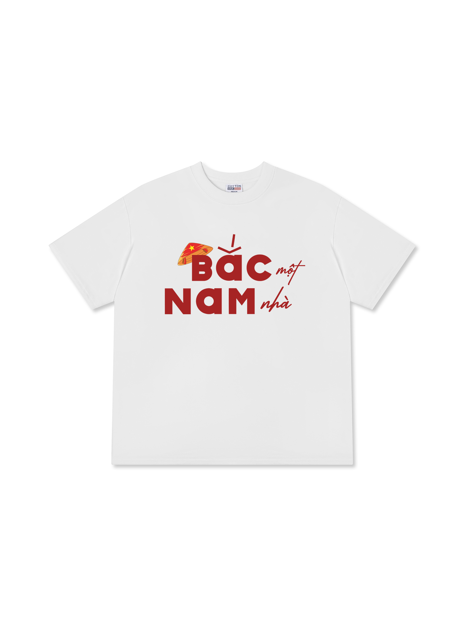 Áo Thun Relaxed Fit Bắc Nam Một Nhà