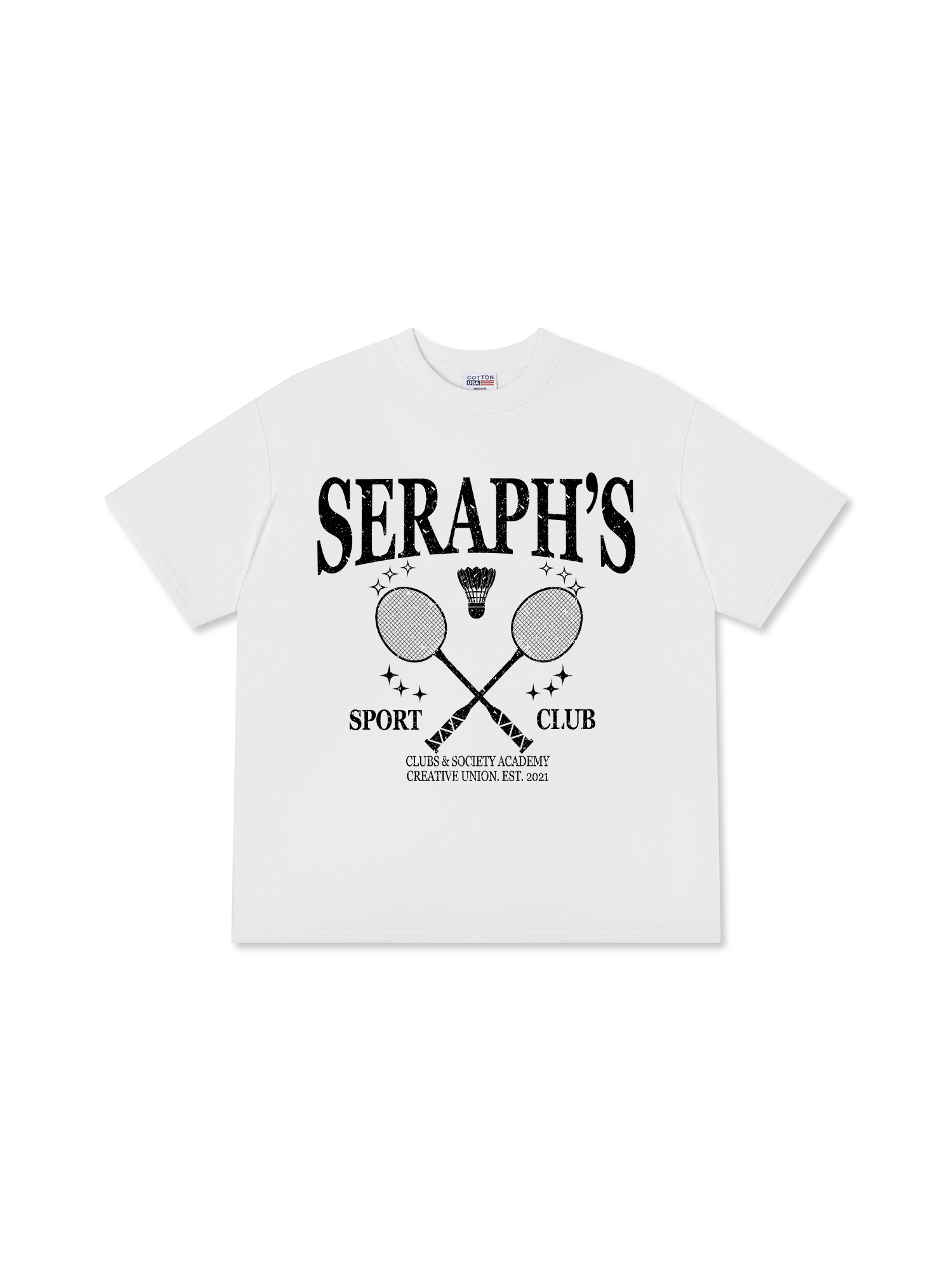 Áo Thun Relaxed Fit Badminton Seraph's