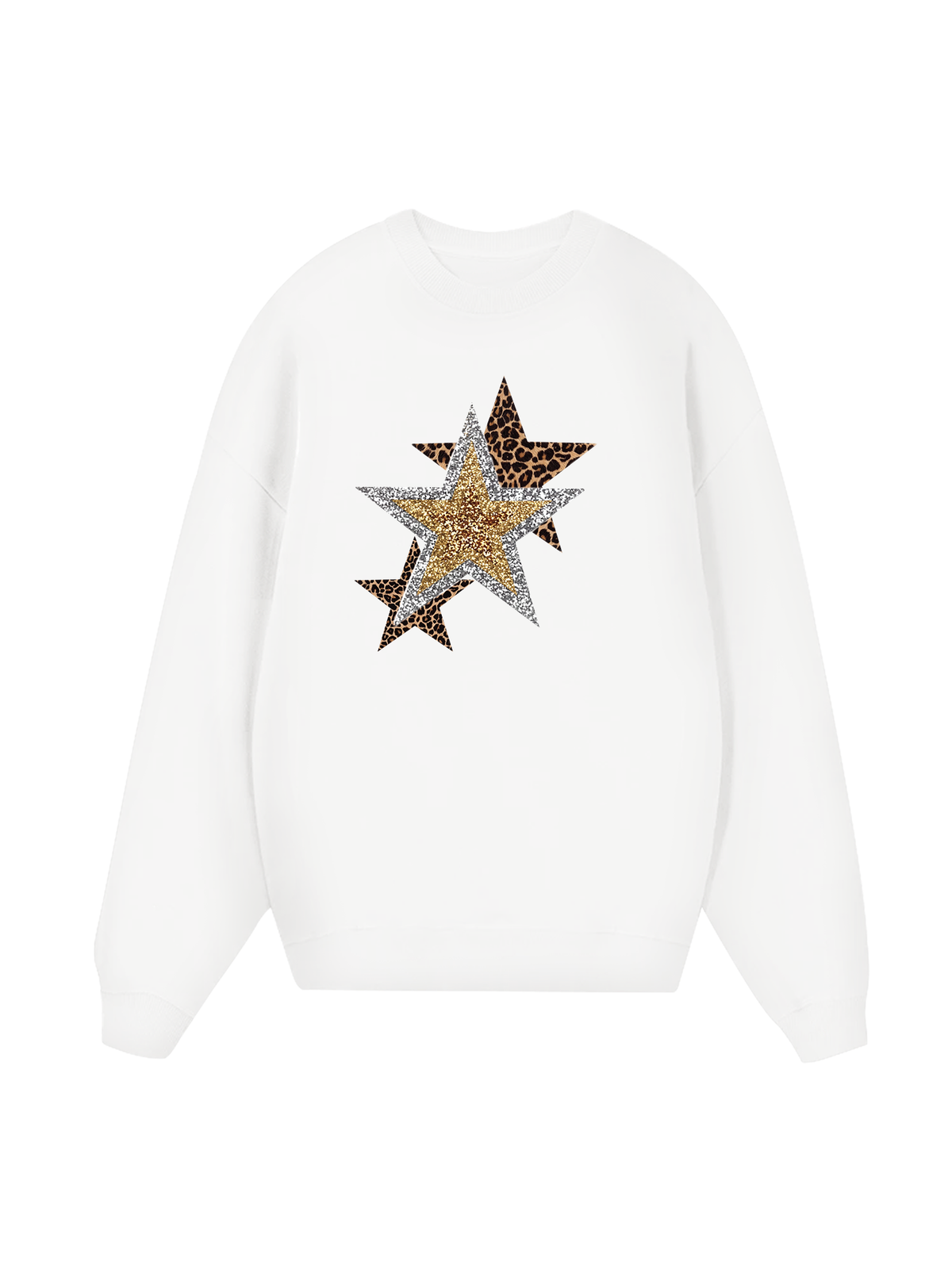 Sweater Urban Leopard Metallic Savage Stars