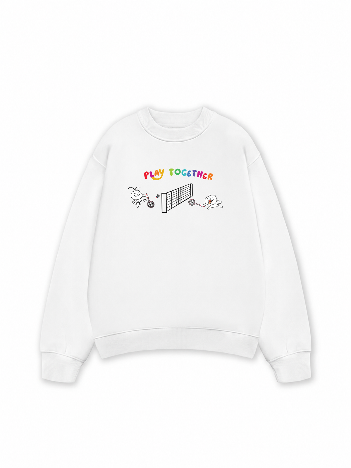 Áo Sweater Nỉ Hai Da Badminton Play Together