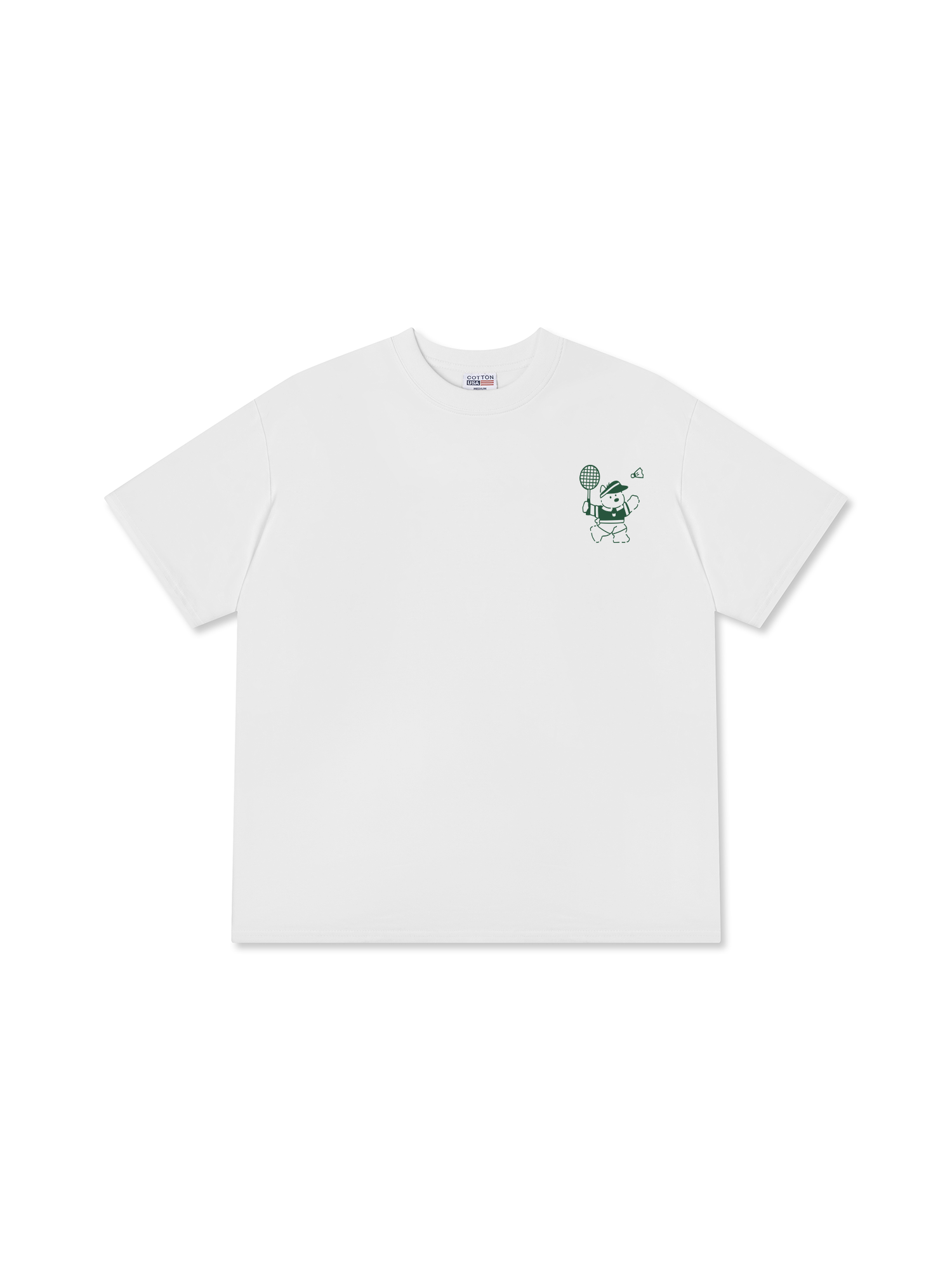 Áo Thun Relaxed Fit Badminton Club Green