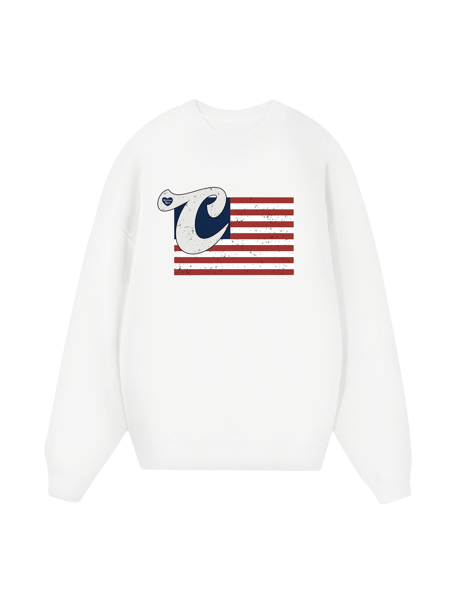 USA Vintage Flag Sweater