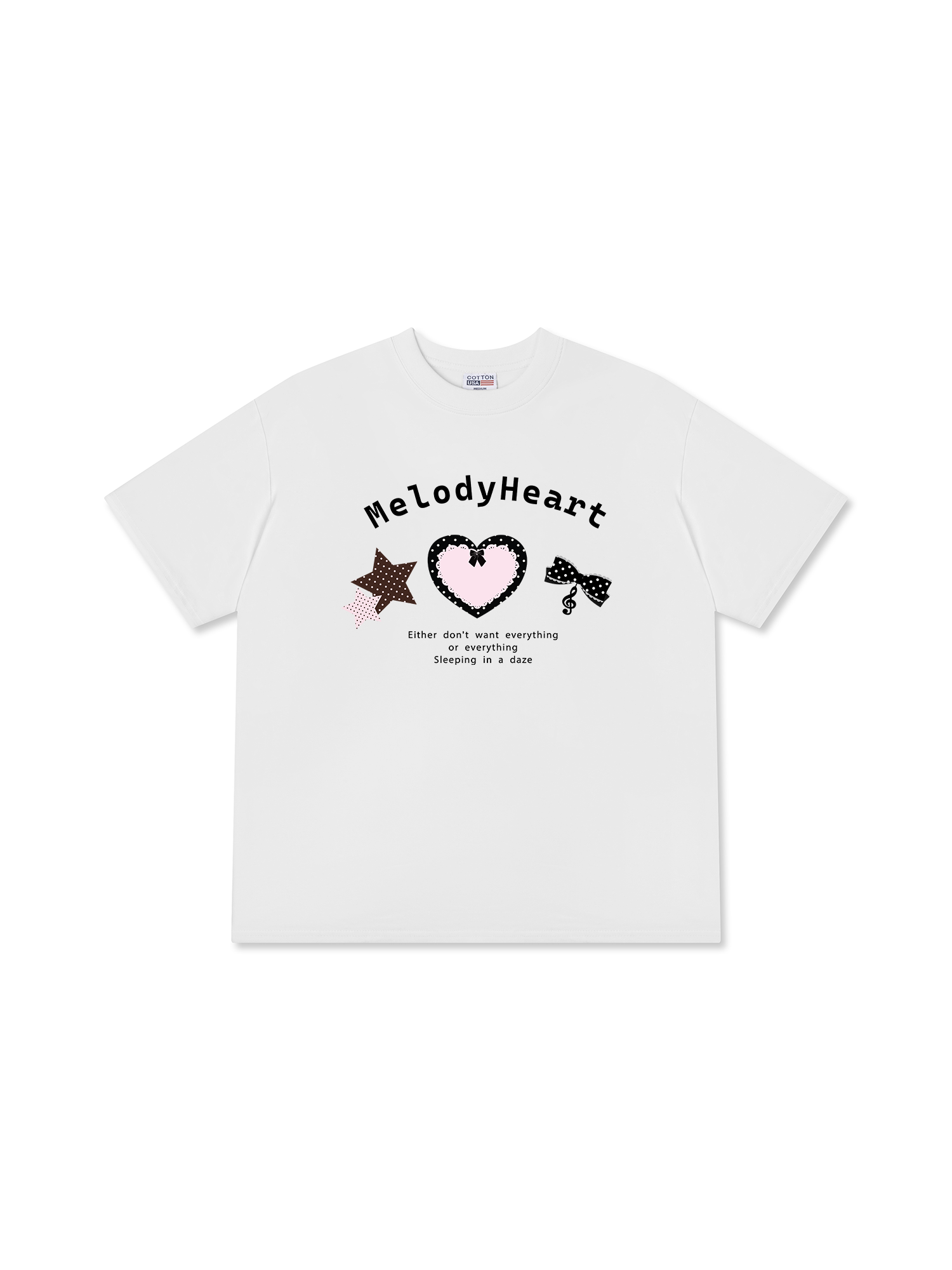 Áo Thun Relaxed Fit Dotty Mood Cherry Diary