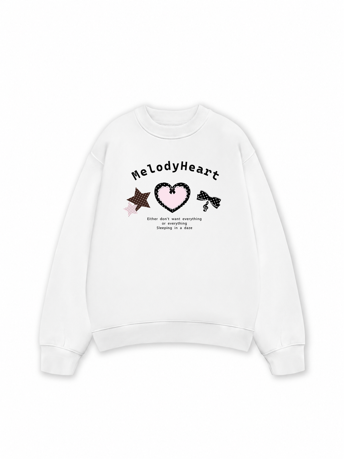 Áo Sweater Nỉ Hai Da Dotty Mood Cherry Diary