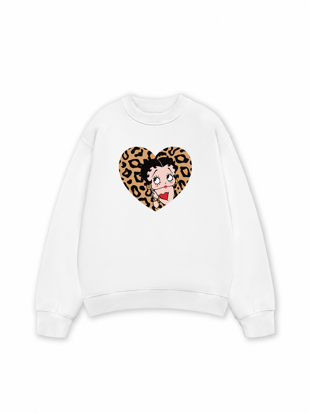 Áo Sweater Nỉ Hai Da Urban Leopard Betty Cheetah Heart