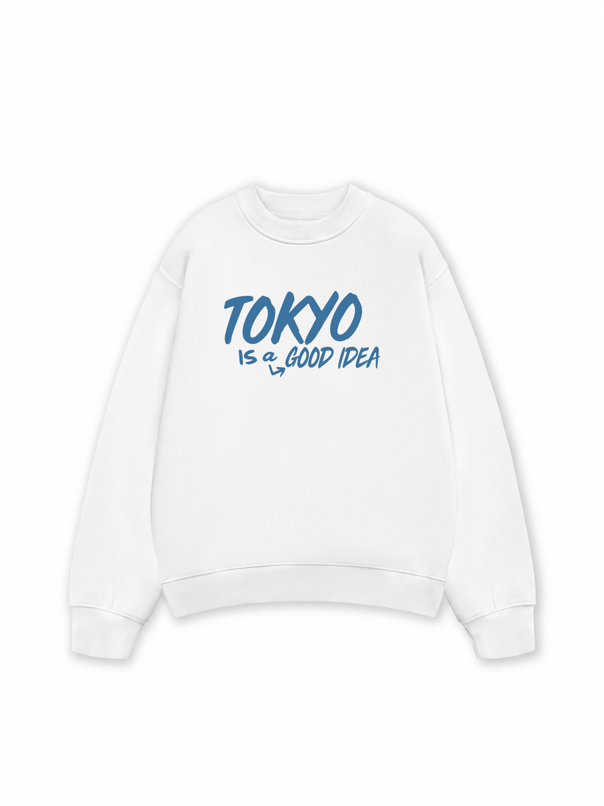 Áo Sweater Nỉ Hai Da City Tokyo Always Is A Good Idea