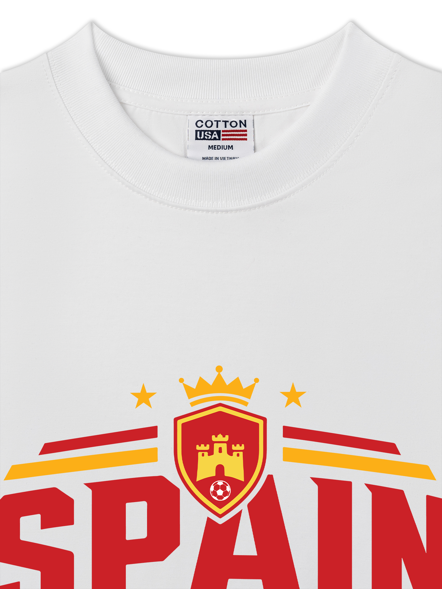 Áo Thun Relaxed Fit Soccer Spain Play With Pasion