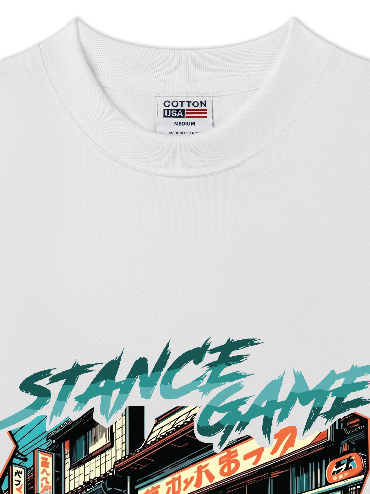 Áo Thun Relaxed Fit JDM Car Stance Game