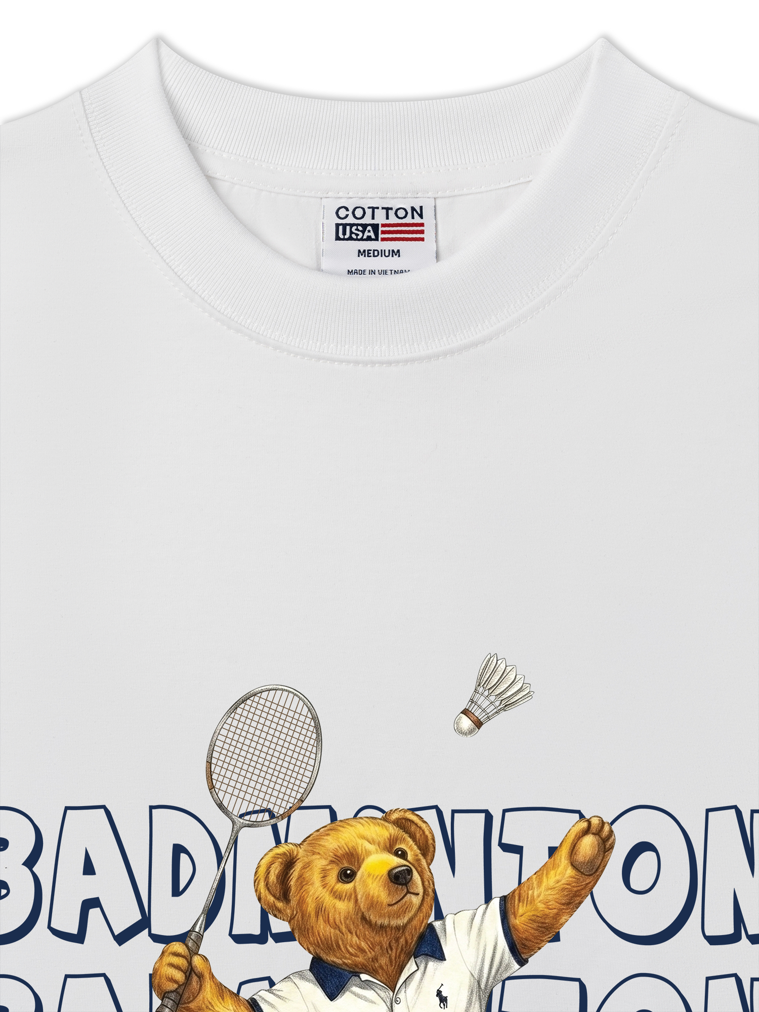 Áo Thun Relaxed Fit Badminton Teddy