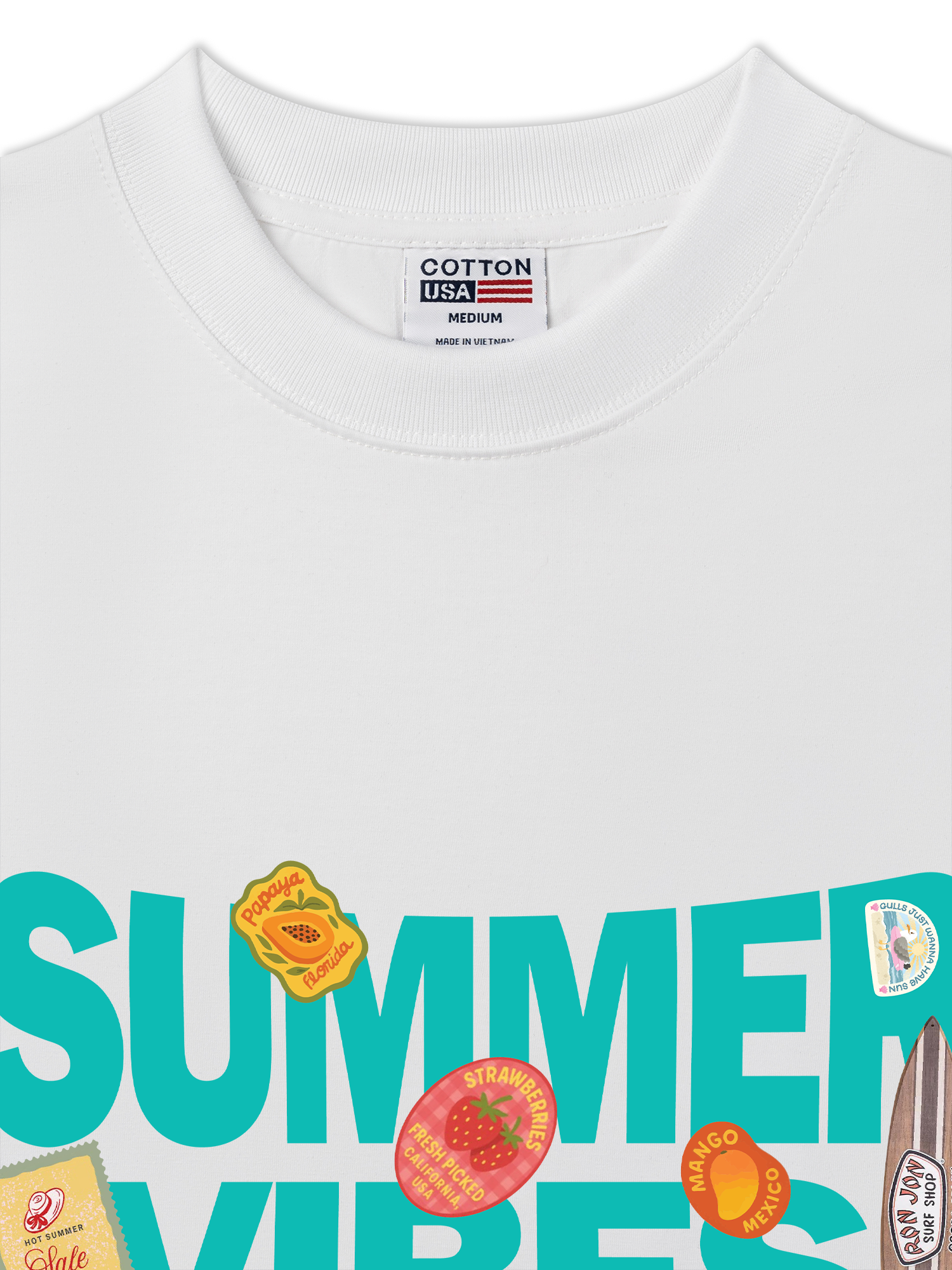 Áo Thun Relaxed Fit Tropical Summer Vibes