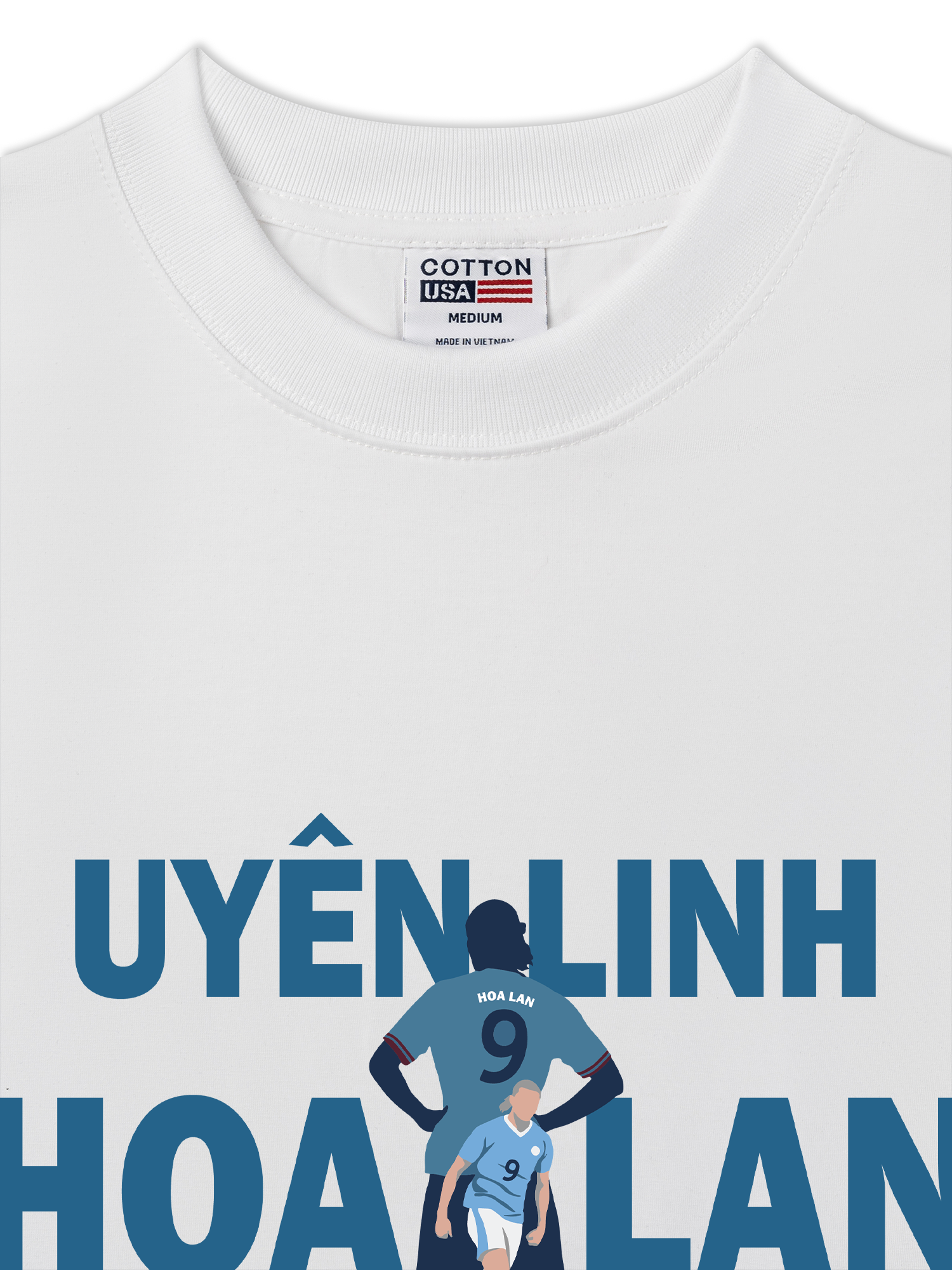 Áo Thun Relaxed Fit Soccer Uyên Linh Hoa Lan