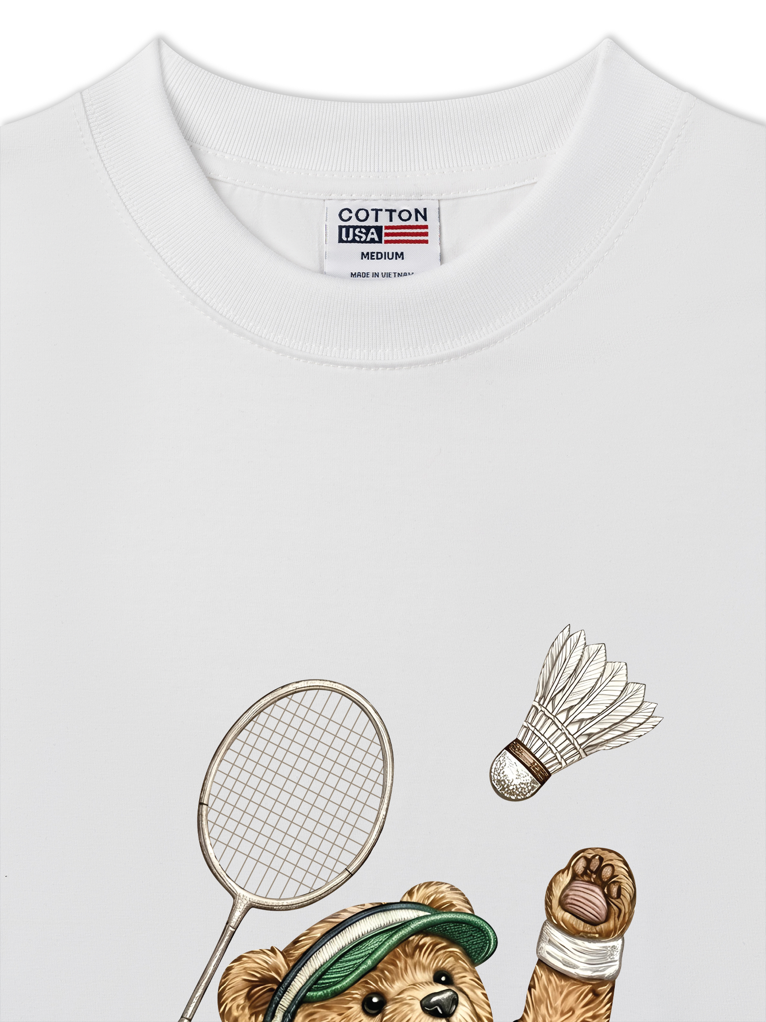 Áo Thun Relaxed Fit Badminton Teddy 88