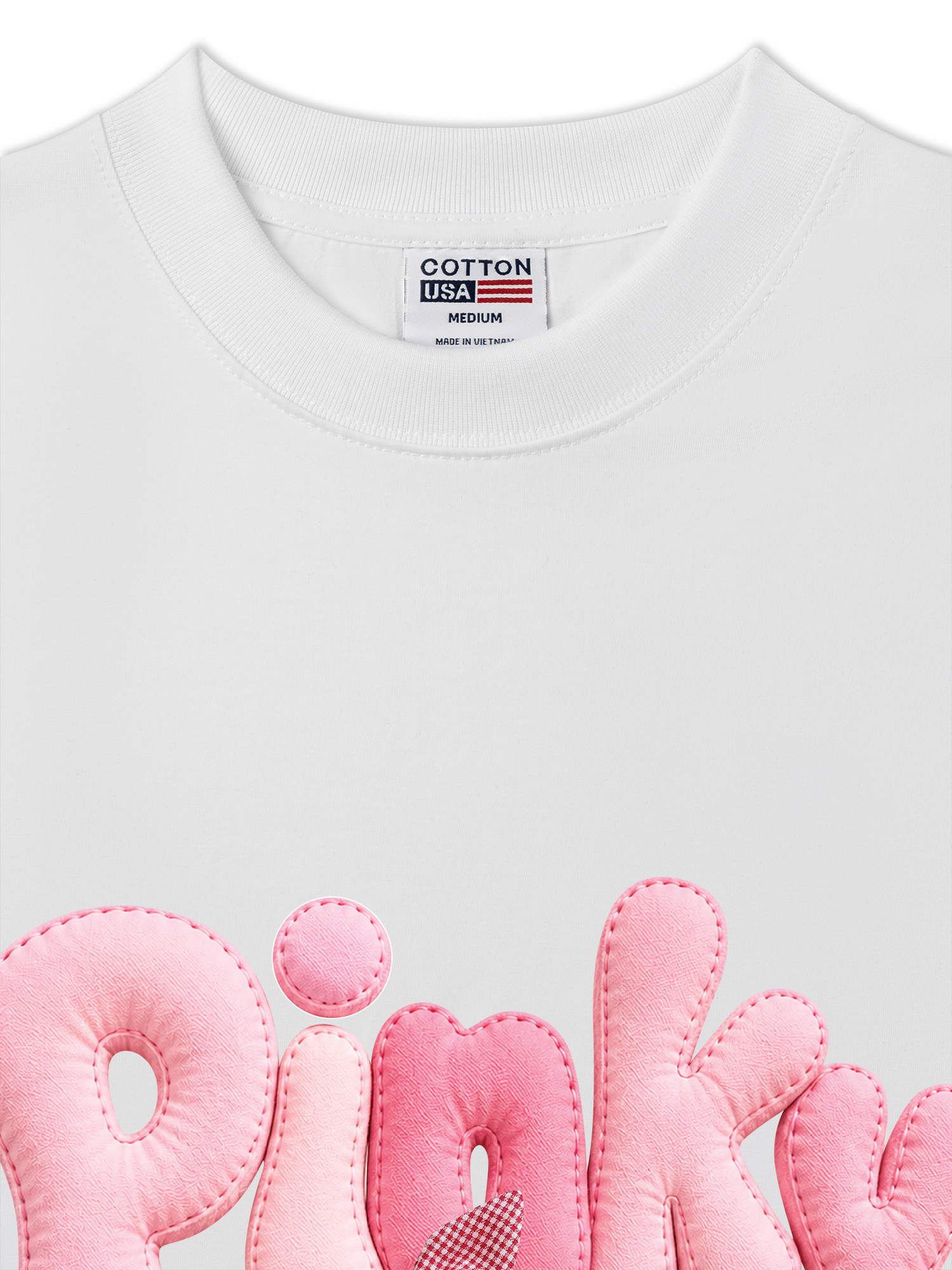 Áo Thun Relaxed Fit Cute Gang Pinky Girl