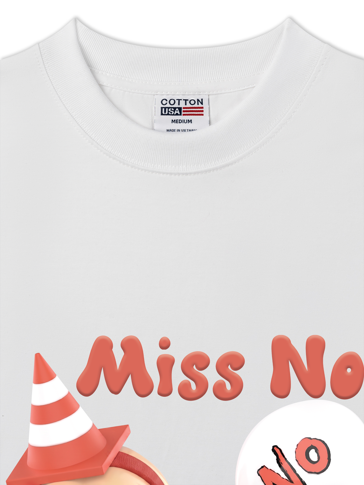 Áo Thun Relaxed Fit Cute Gang Miss No