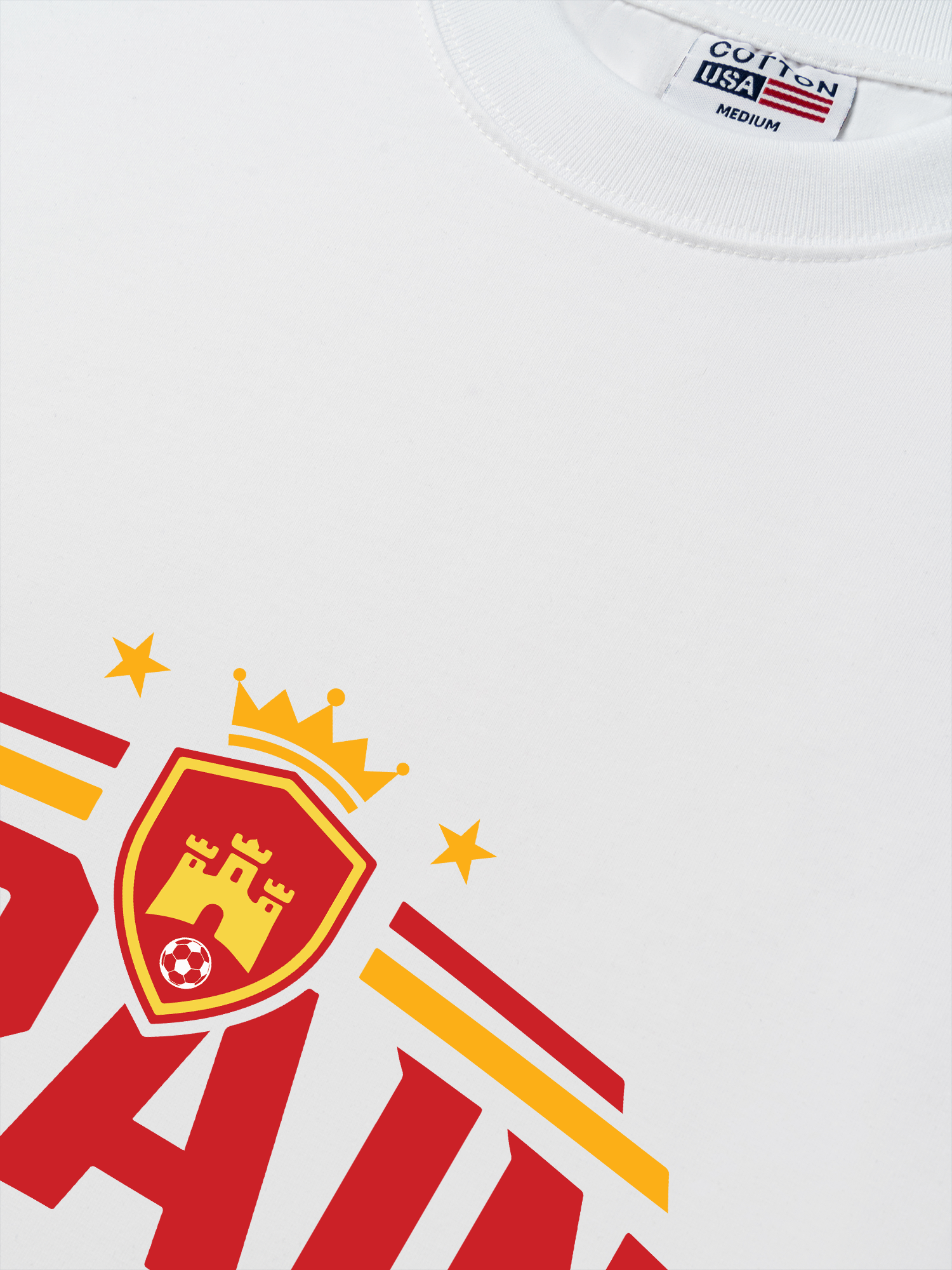 Áo Thun Relaxed Fit Soccer Spain Play With Pasion