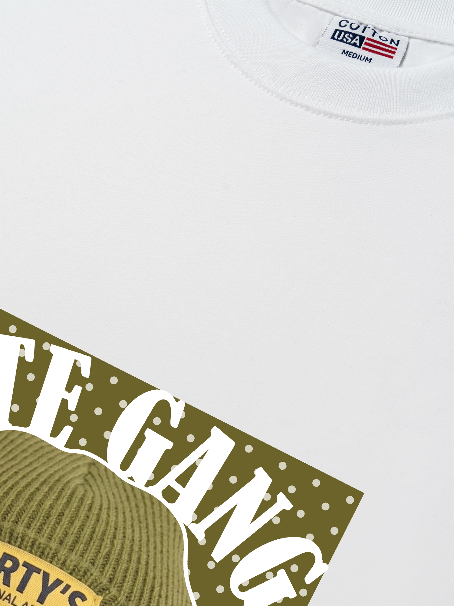 Áo Thun Relaxed Fit Cute Gang Green Dotty
