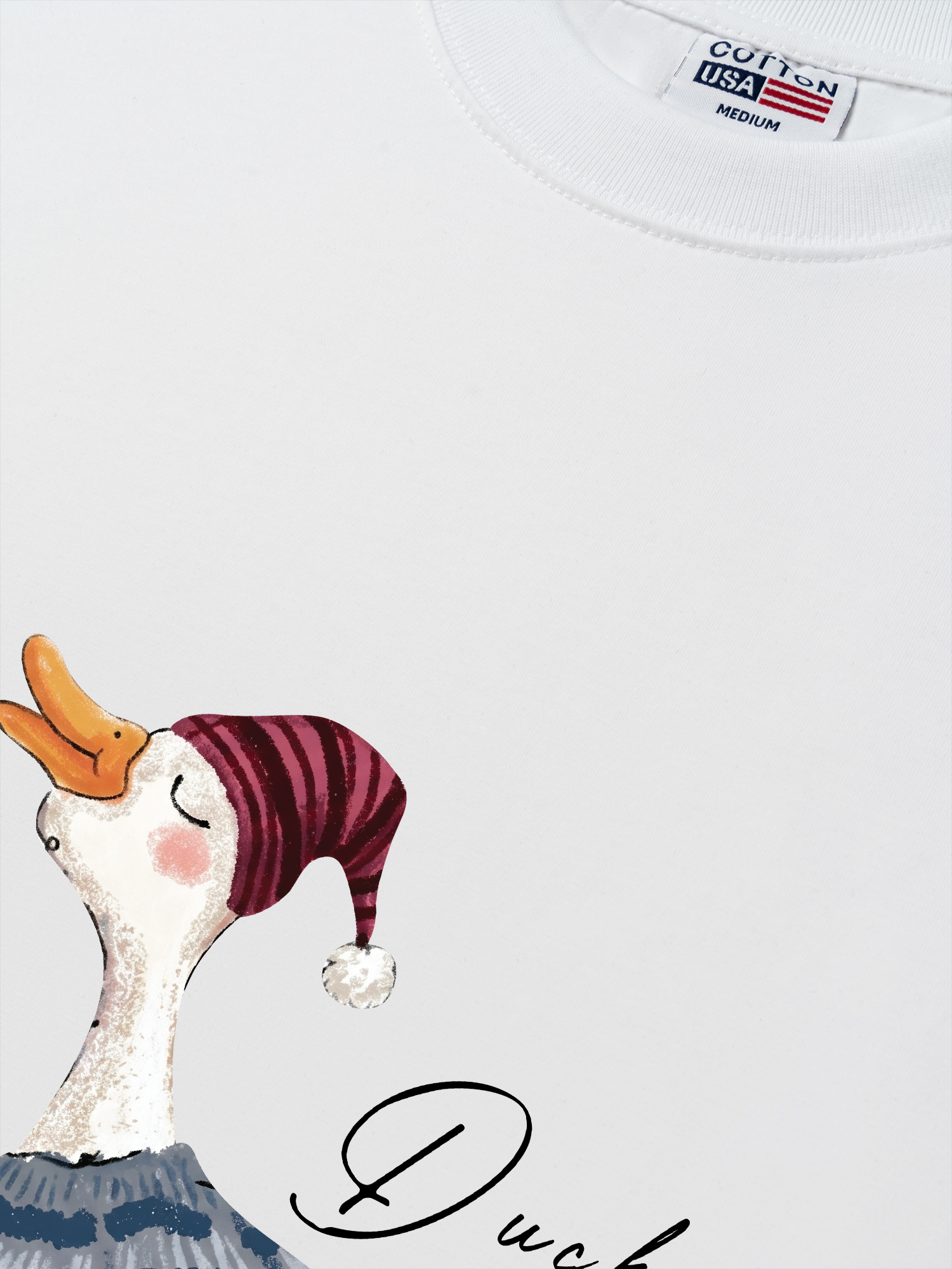 Áo Thun Relaxed Fit Farm Cute Duck