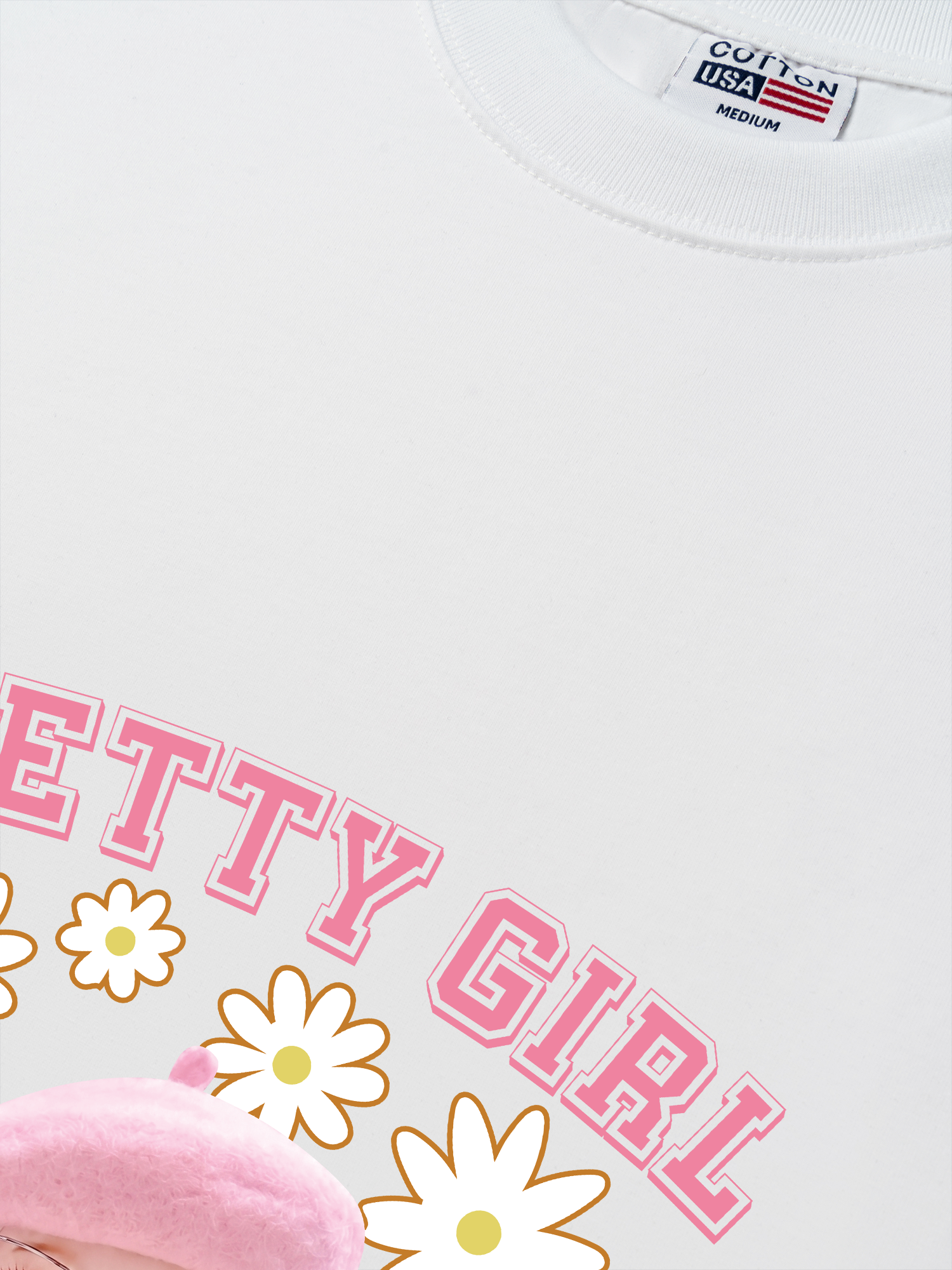 Áo Thun Relaxed Fit Cute Gang Pretty Girl