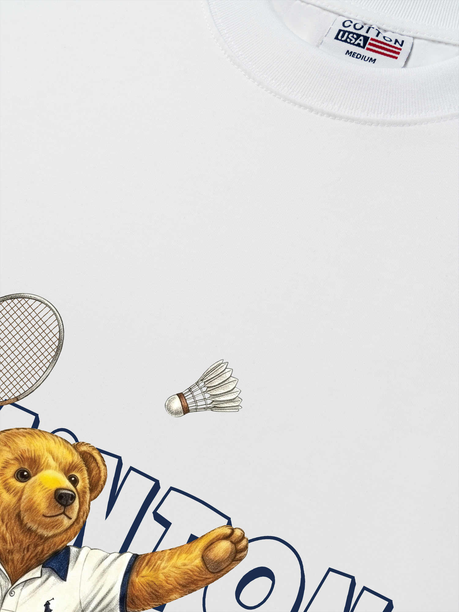 Áo Thun Relaxed Fit Badminton Teddy