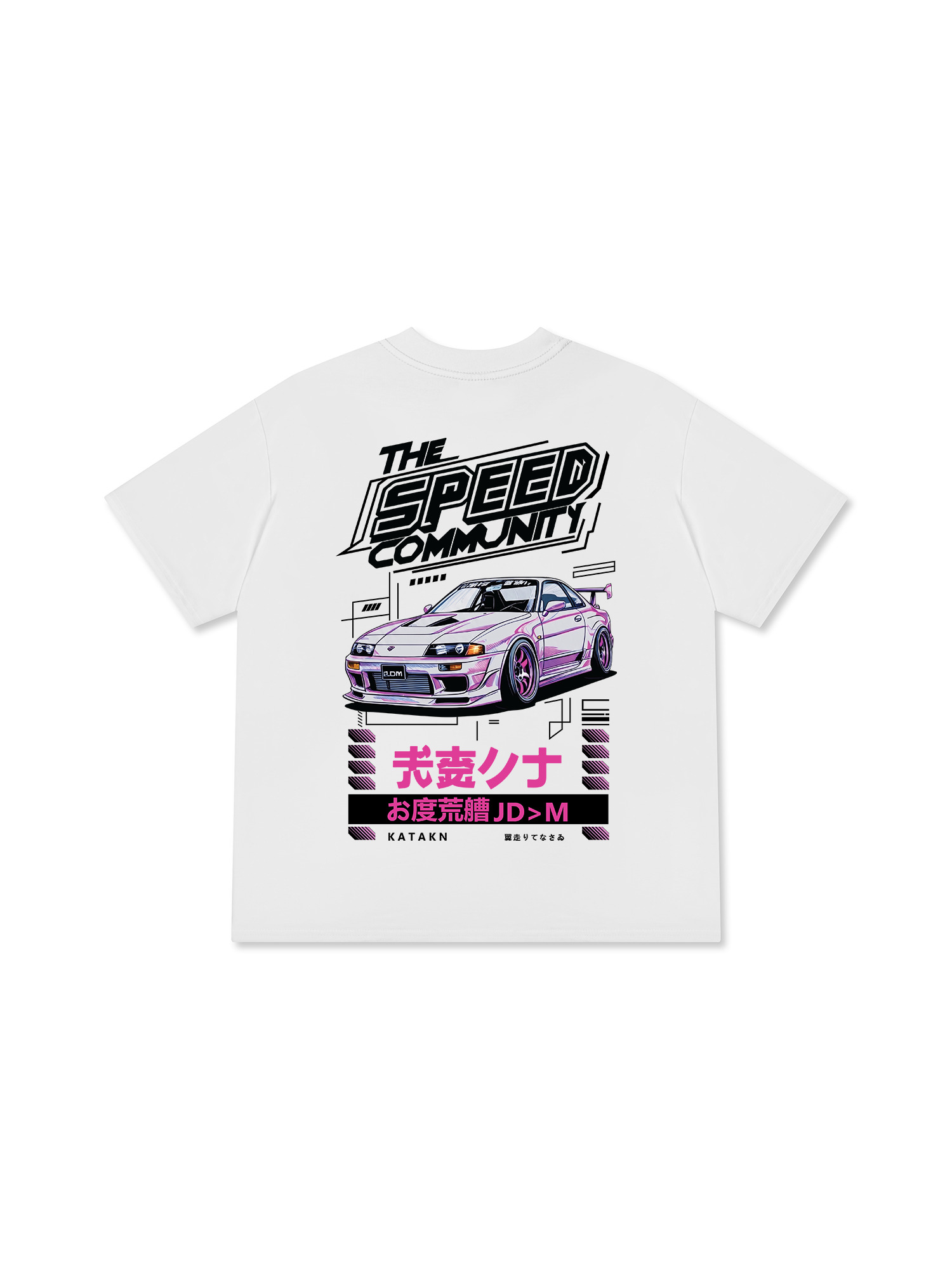 Áo Thun Relaxed Fit JDM Car Speed Community Cyber Tuner