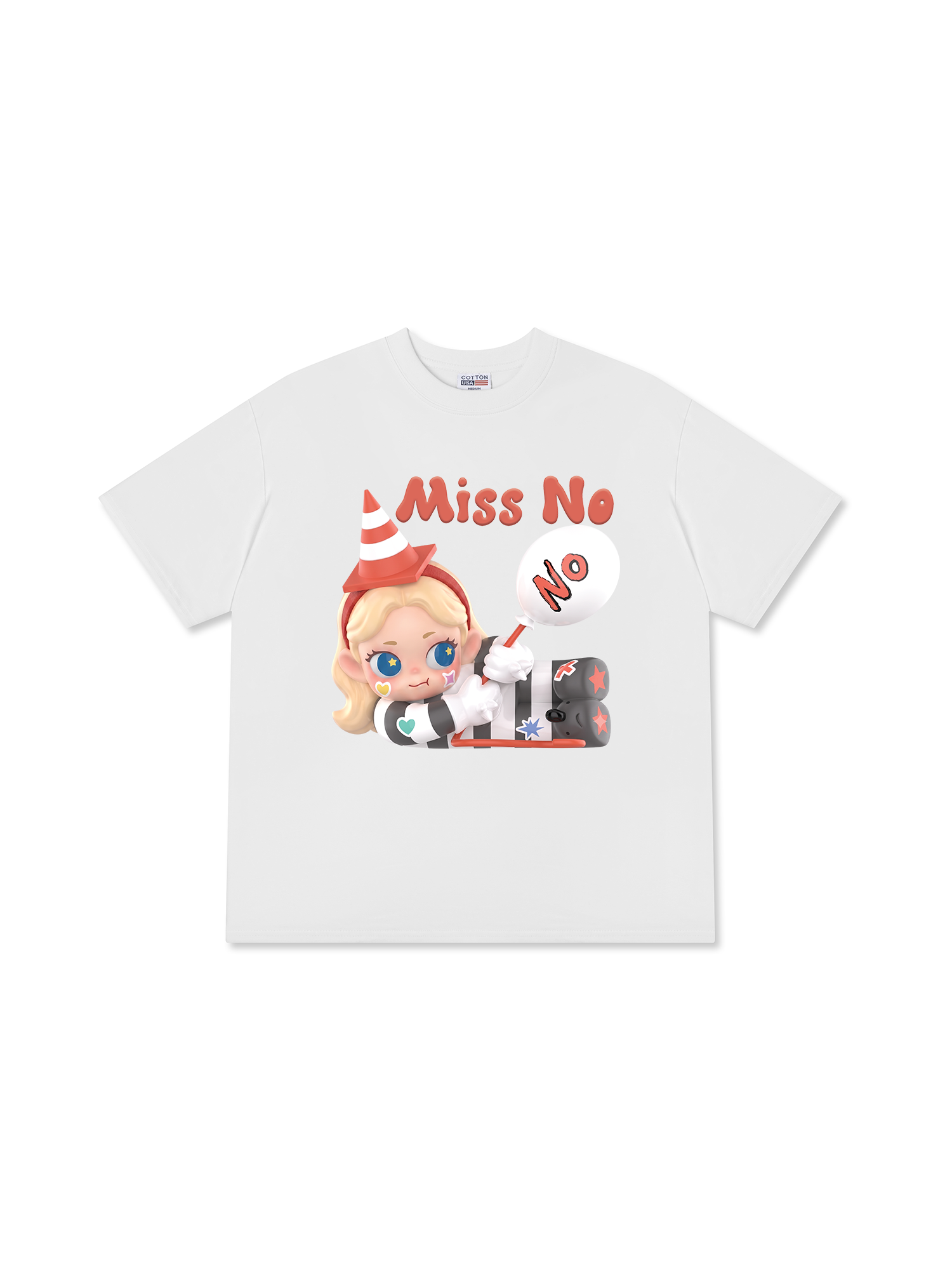 Áo Thun Relaxed Fit Cute Gang Miss No