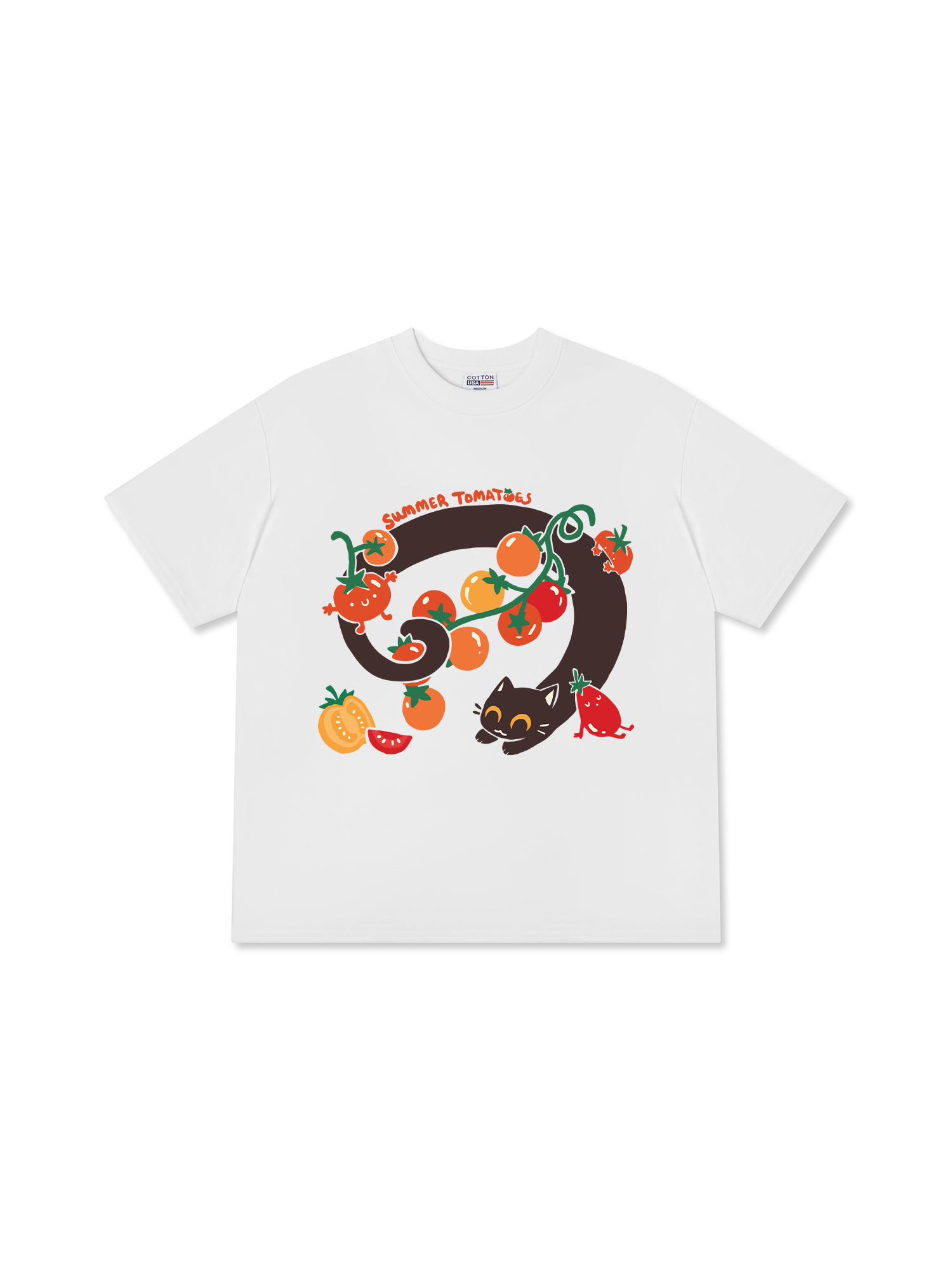 Áo Thun Relaxed Fit Yummy Mood Summer Tomatoes