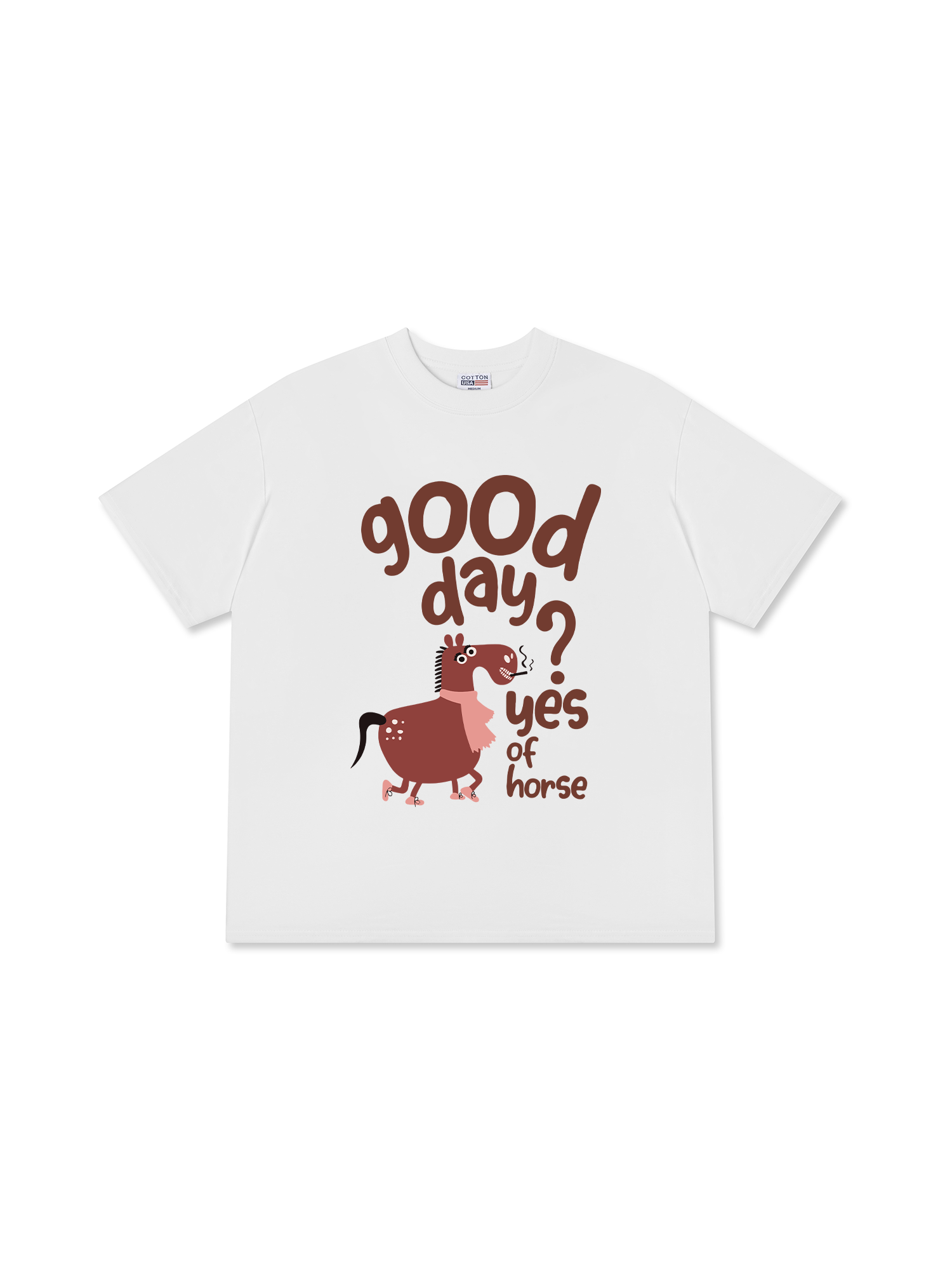 Áo Thun Relaxed Fit Farm Good Day Yes Of Horse