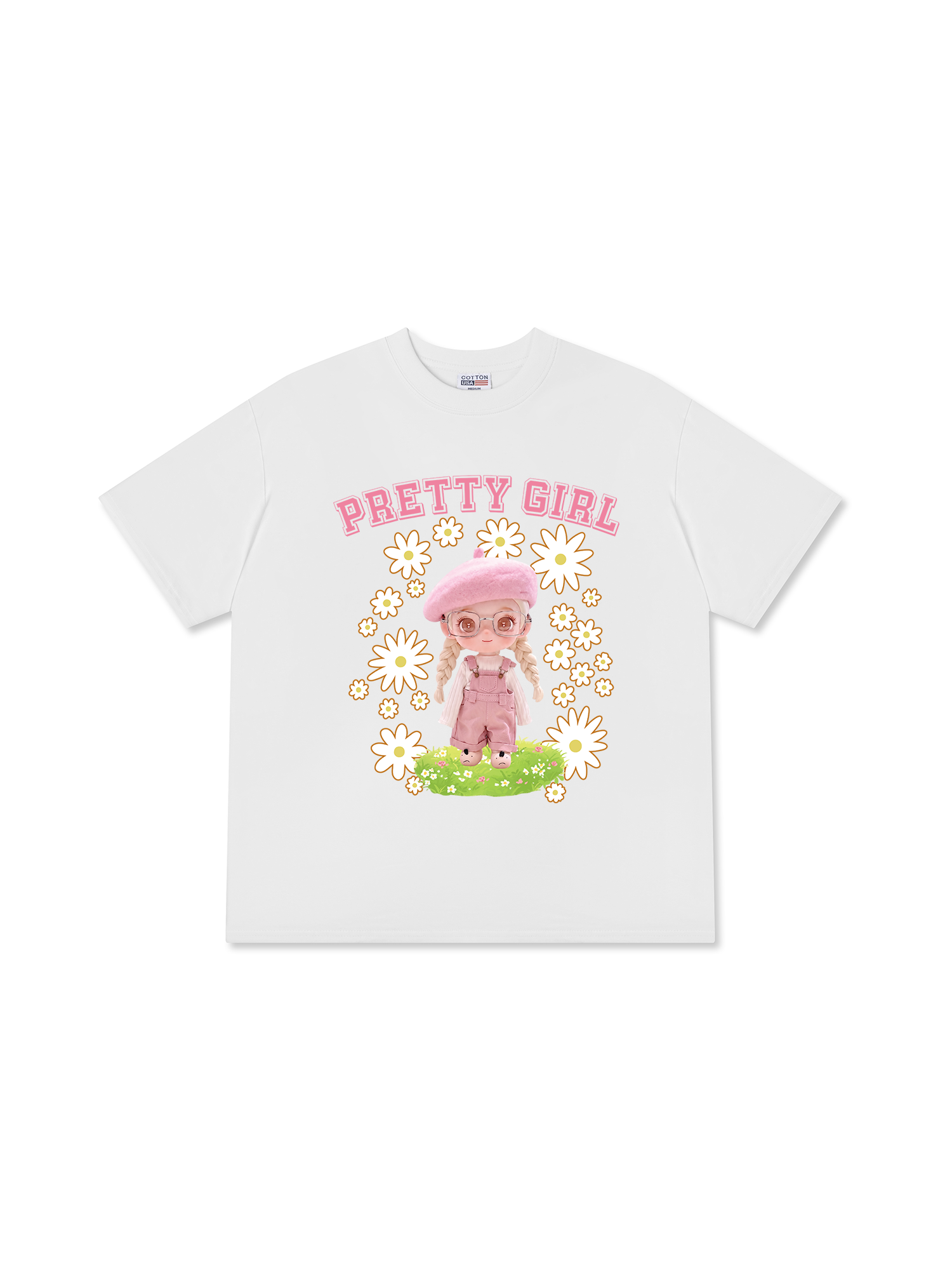 Áo Thun Relaxed Fit Cute Gang Pretty Girl