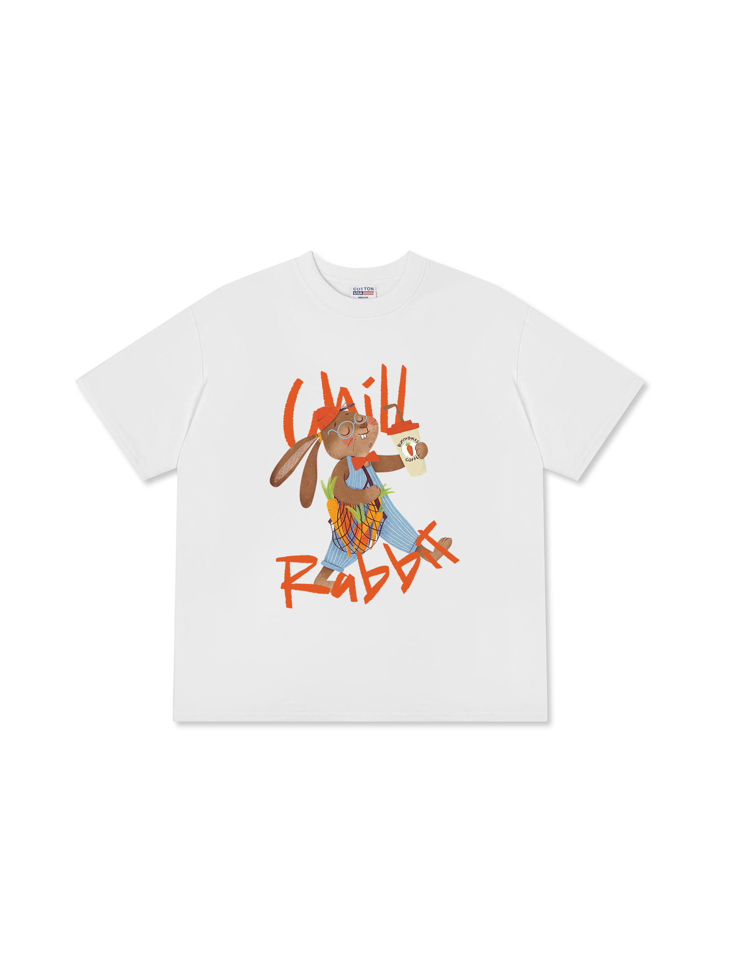 Áo Thun Relaxed Fit Farm Chill Rabbit