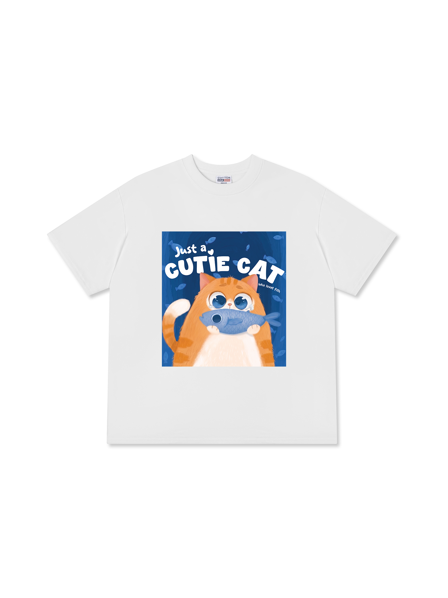 Áo Thun Relaxed Fit Soft Paw Just A Cat