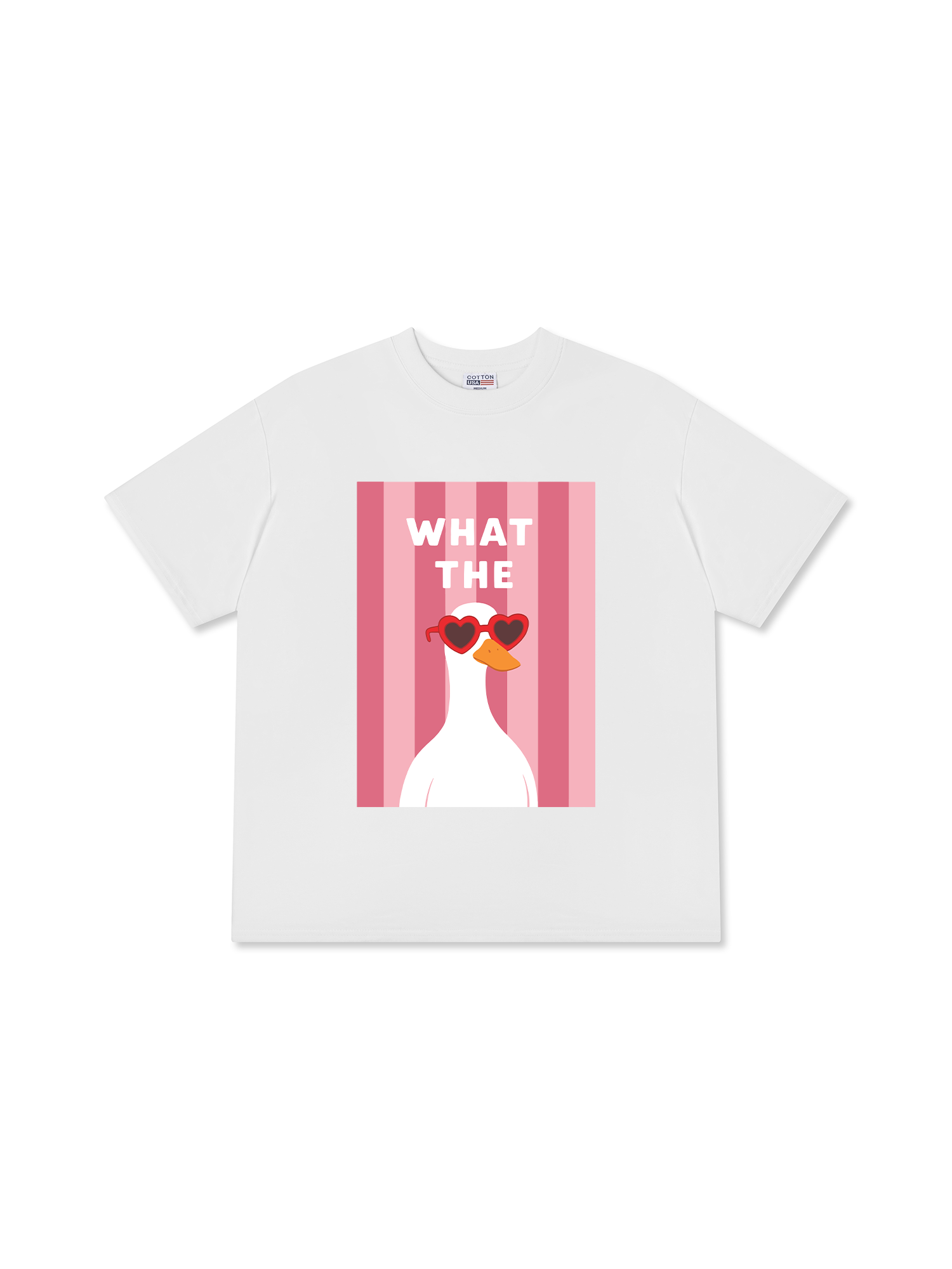 Áo Thun Relaxed Fit Farm What The Duck Striped