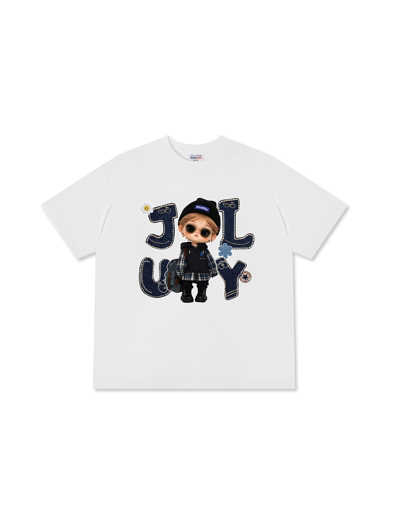 Áo Thun Relaxed Fit Cute Gang July