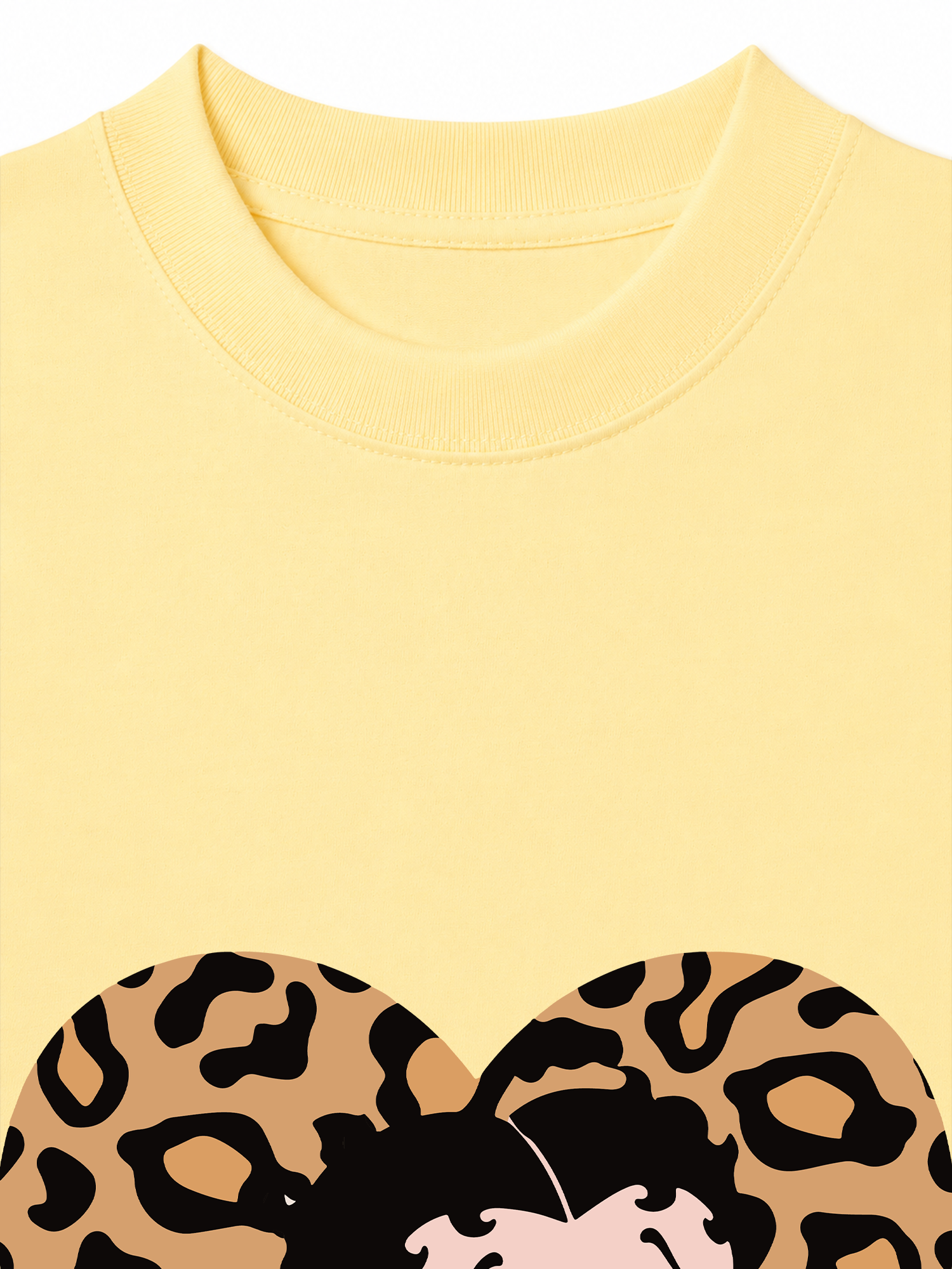 Áo Thun Relaxed Fit Urban Leopard Betty Cheetah Heart