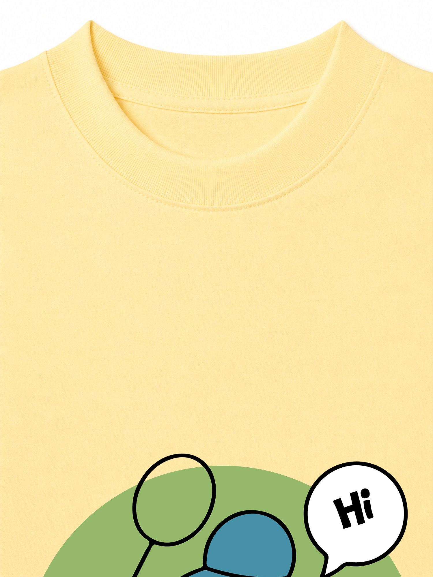 Áo Thun Relaxed Fit Badminton Cartoon