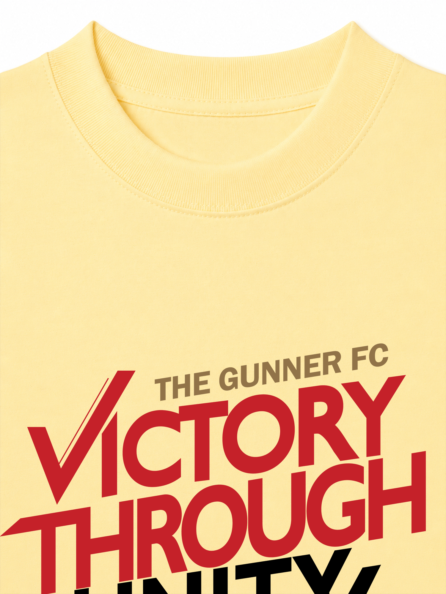 Áo Thun Relaxed Fit Soccer The Gunner Victory Through Unity Forever