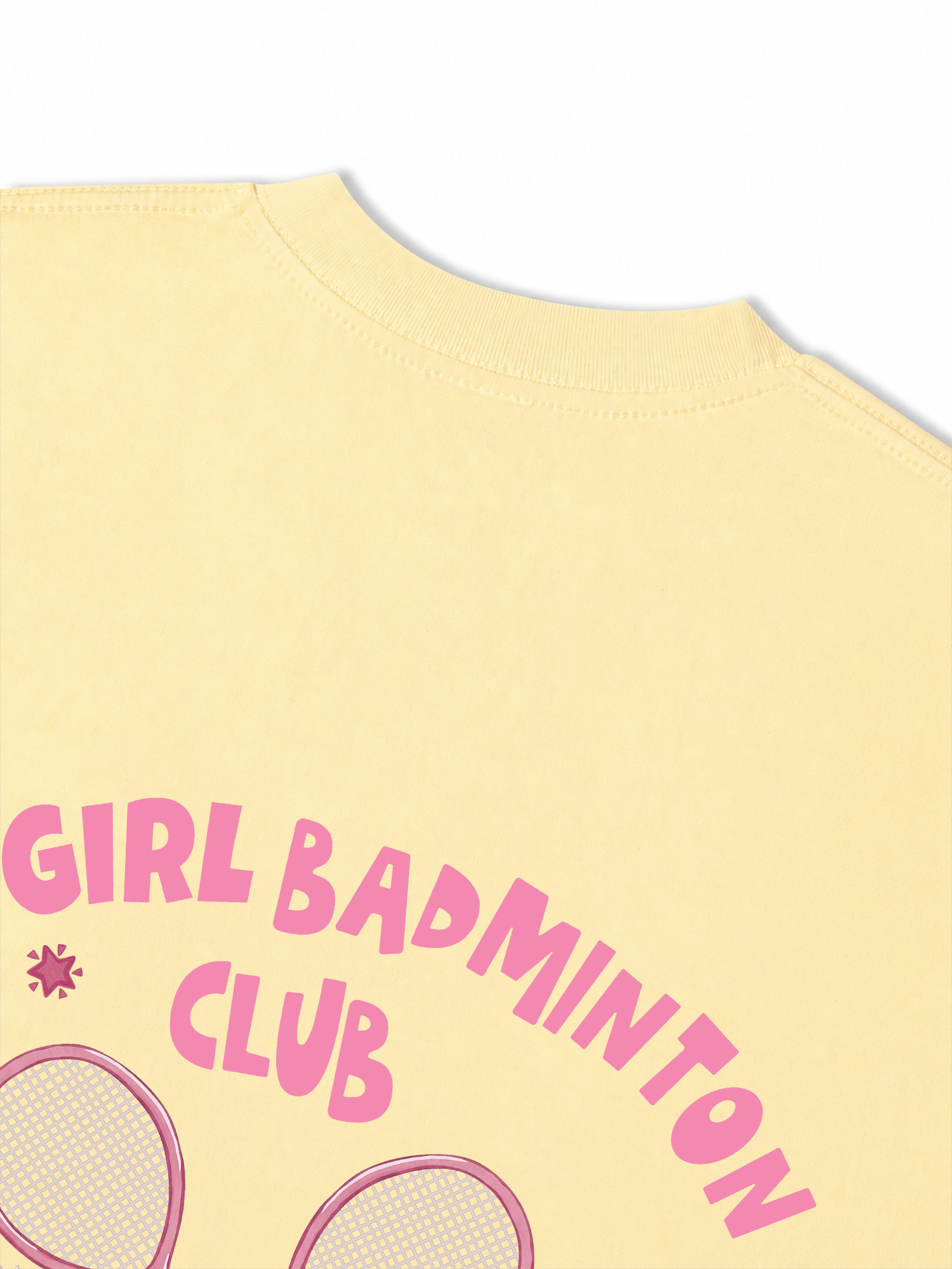 Áo Thun Relaxed Fit Badminton Cool Girl Club