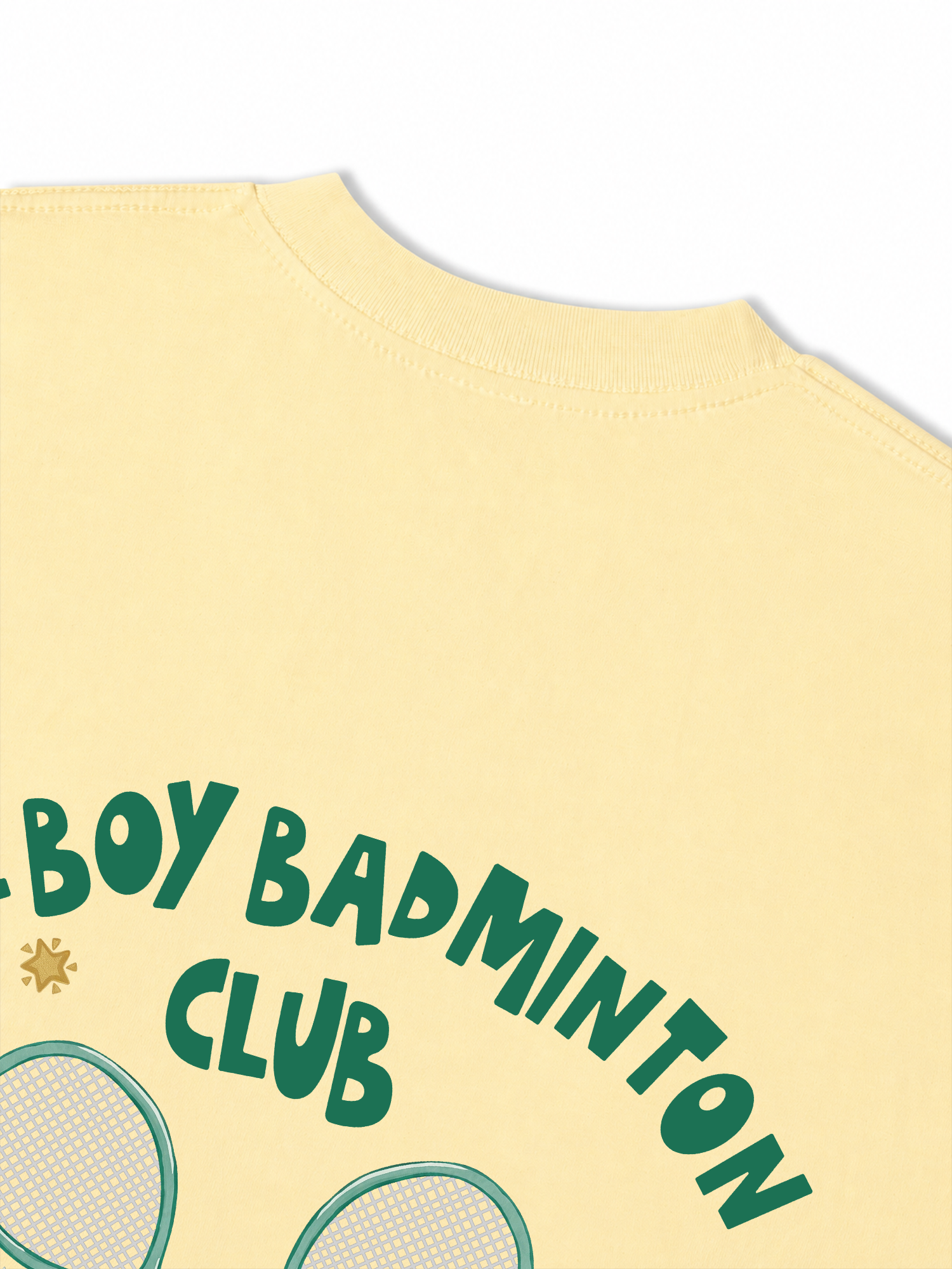 Áo Thun Relaxed Fit Badminton Cool Boy Club