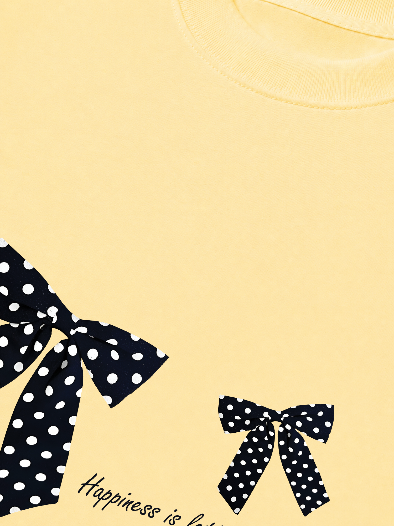 Áo Thun Relaxed Fit Dotty Mood Lovely Bloom Ribbon